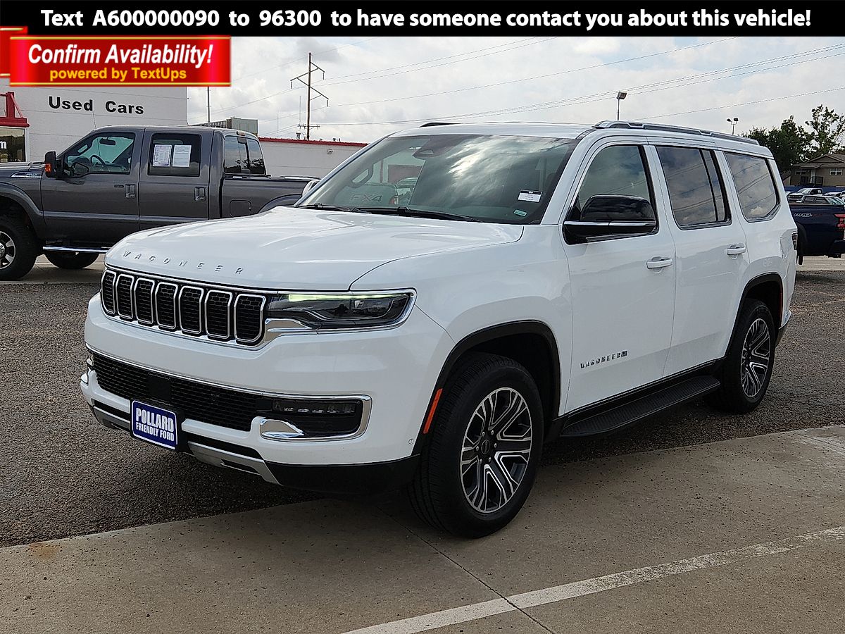 Bright White Clearcoat 2025 Jeep Wagoneer Series II 4WD SUV / Crossover Four-Wheel Drive 8-Speed Automatic