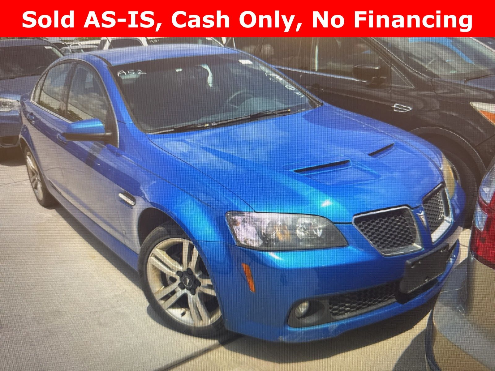 Stryker Blue Metallic 2009 Pontiac G8 Base Sedan Rear-Wheel Drive 5-Speed Automatic
