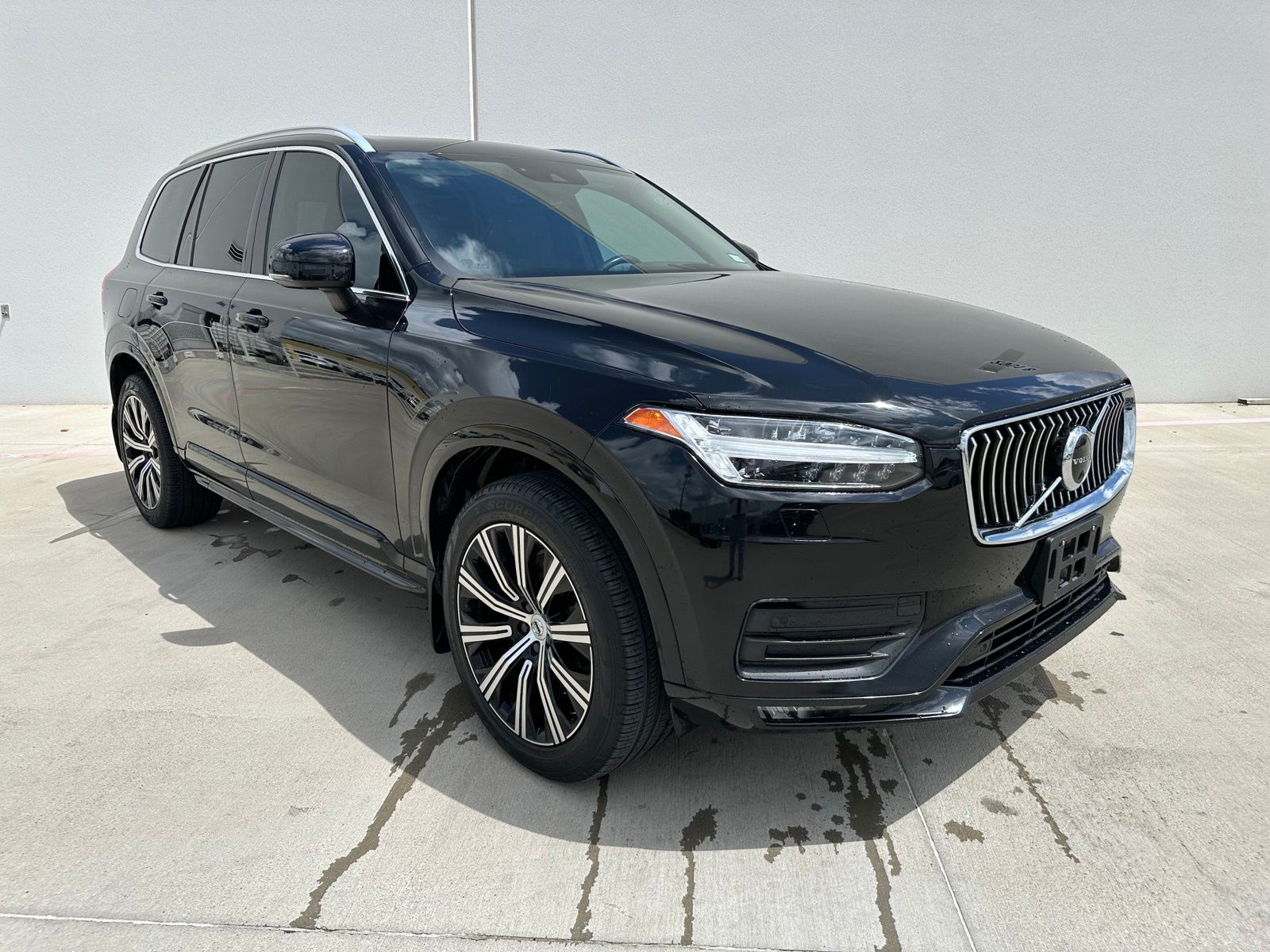 Black 2021 Volvo XC90 SUV / Crossover Front-Wheel Drive Automatic