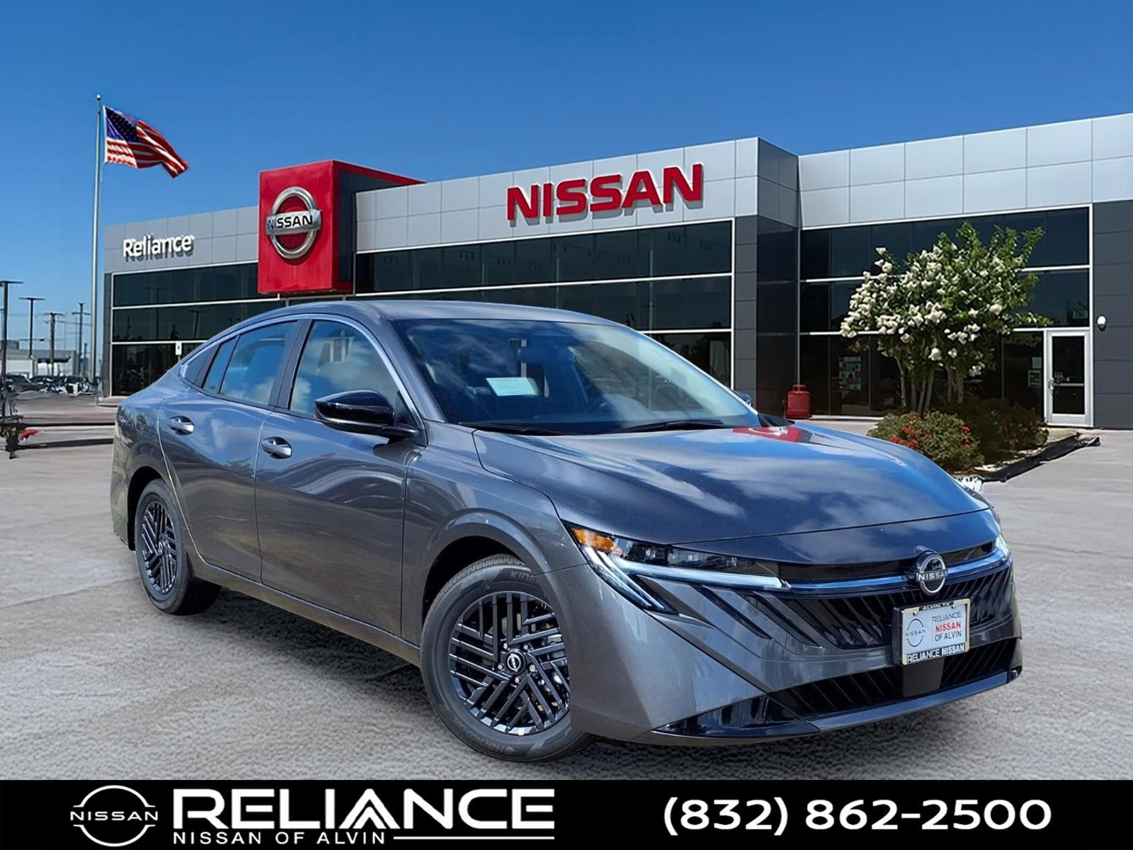 Gray (Gun Metallic) 2026 Nissan Sentra Sedan Front-Wheel Drive Continuously Variable Transmission