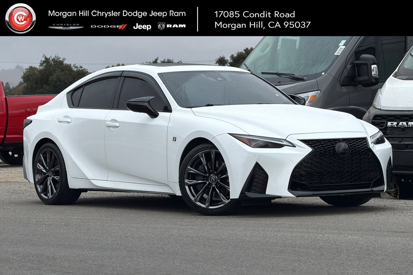 Ultra White 2025 Lexus IS Sedan Rear-Wheel Drive 8-Speed Automatic