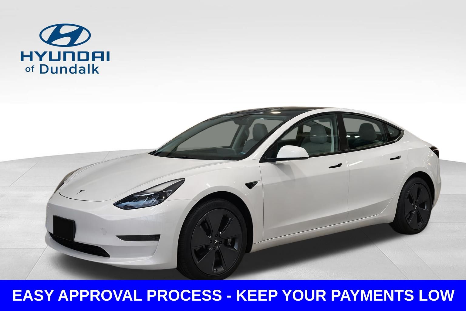 White 2023 Tesla Model 3 RWD Sedan Rear-Wheel Drive 1-Speed Automatic