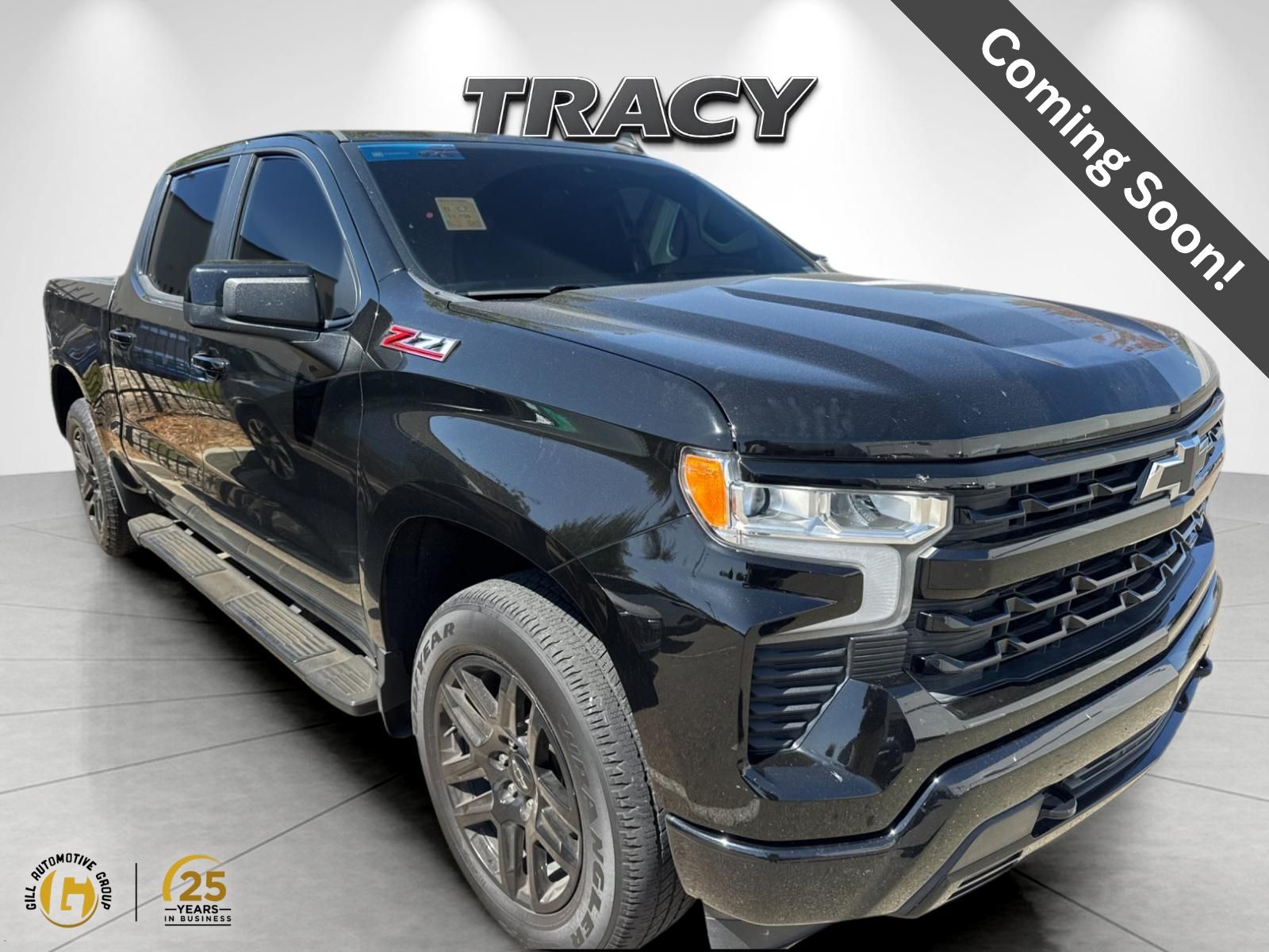 Black 2023 Chevrolet Silverado 1500 Pickup Truck Four-Wheel Drive Automatic