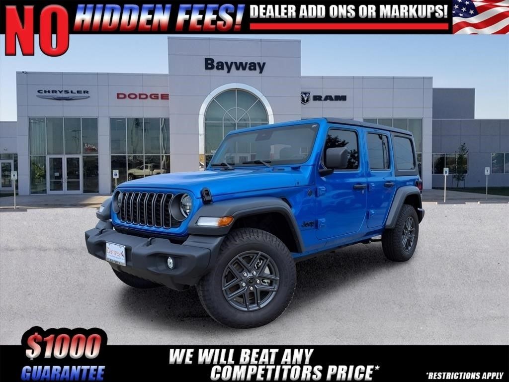Hydro Blue Pearl Coat 2024 Jeep Wrangler SUV / Crossover Four-Wheel Drive 8-Speed Automatic