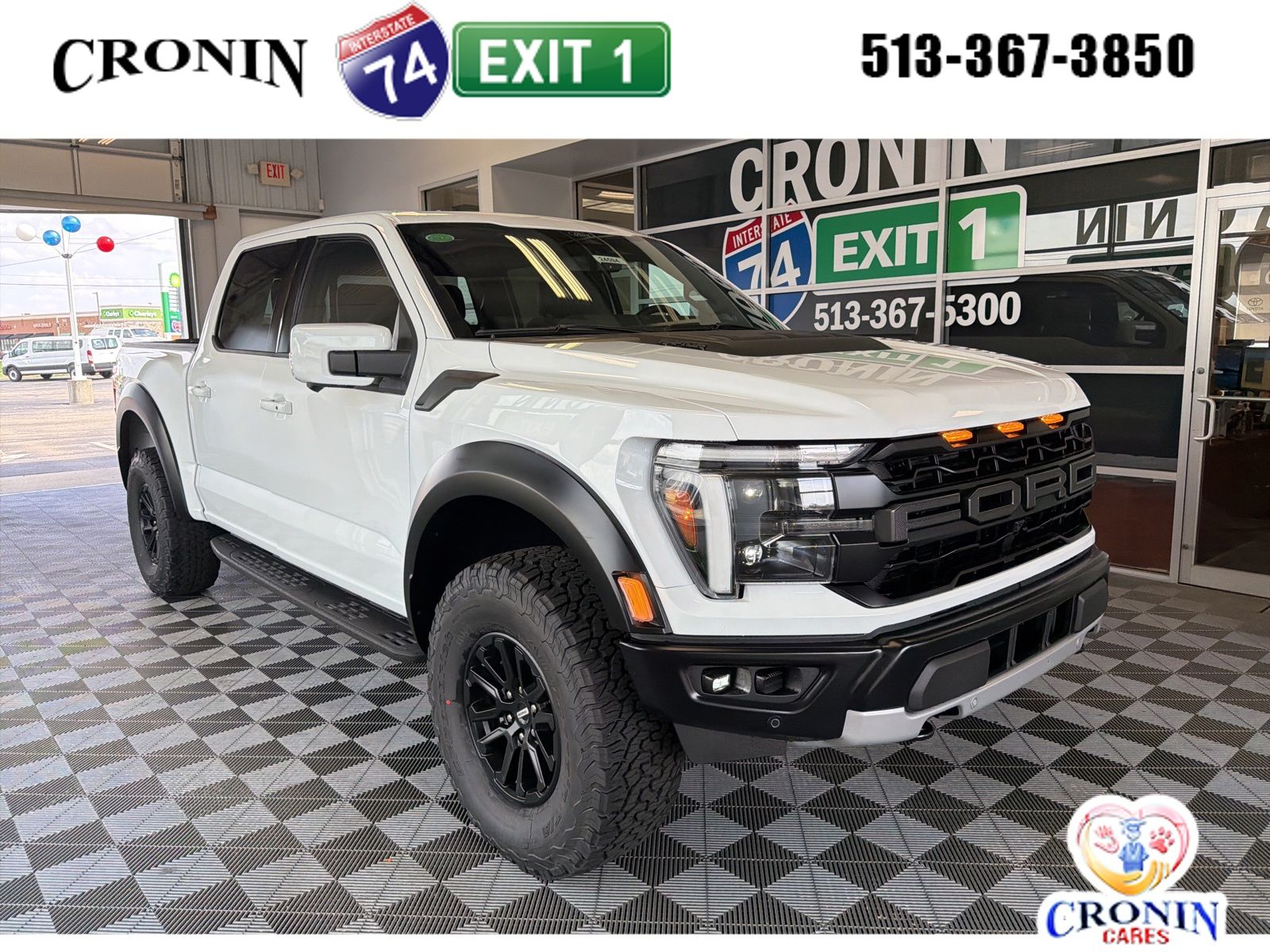 Oxford White 2026 Ford F-150 Raptor SuperCrew 4WD Pickup Truck Four-Wheel Drive Automatic