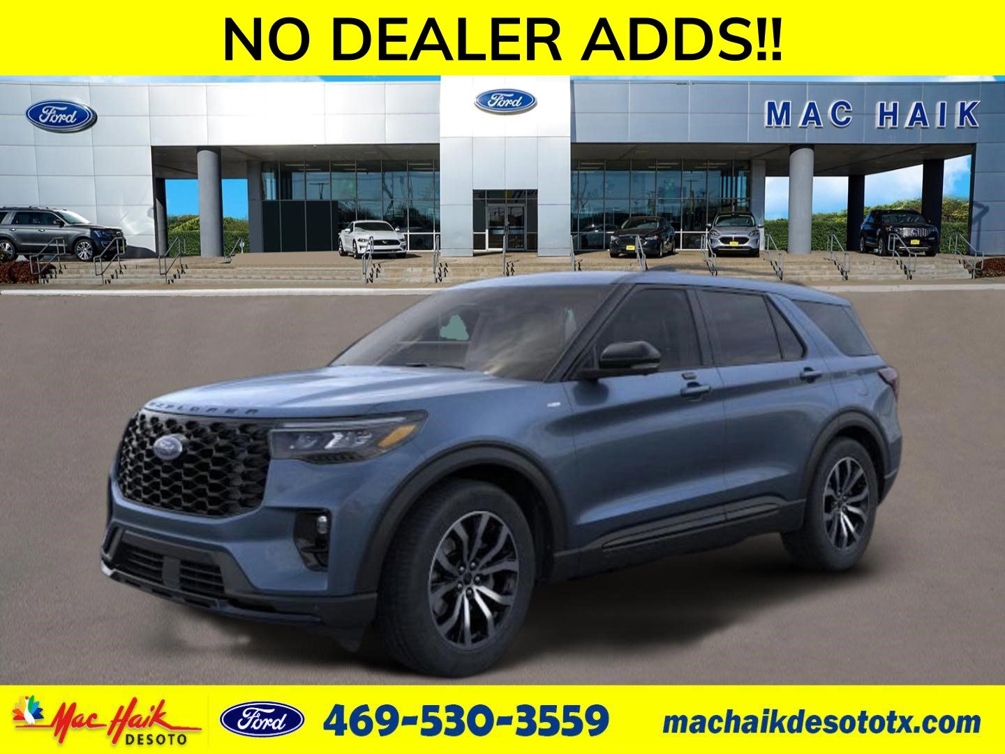 Vapor Blue Metallic 2026 Ford Explorer ST-Line RWD SUV / Crossover Rear-Wheel Drive Automatic