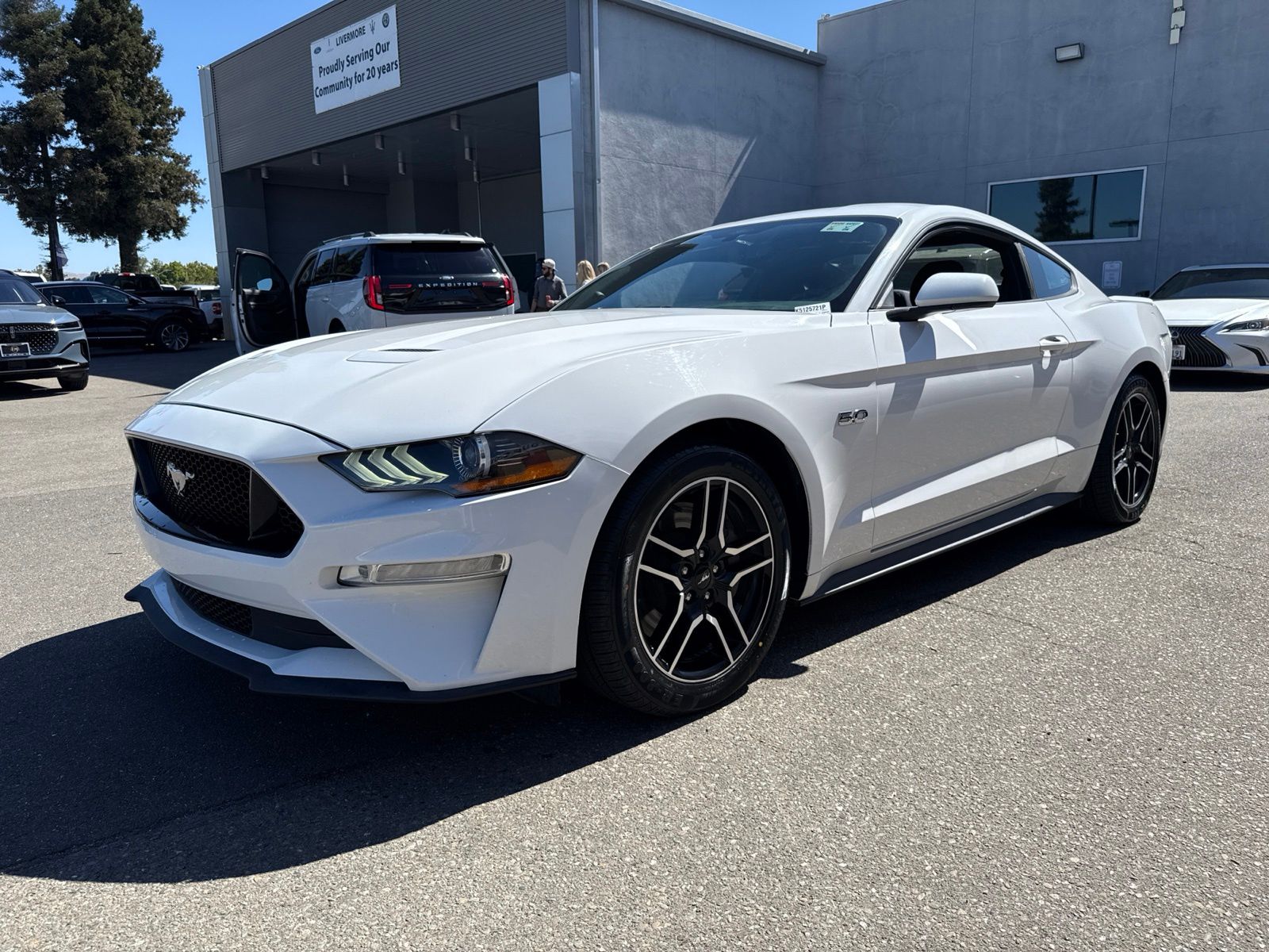 Oxford White 2019 Ford Mustang Coupe Rear-Wheel Drive Automatic