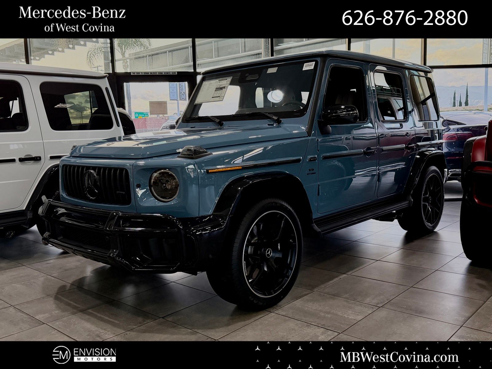 MANUFAKTUR Signature China Blue 2026 Mercedes-Benz G-Class AMG G 63 4MATIC SUV / Crossover All-Wheel Drive 9-Speed Automatic