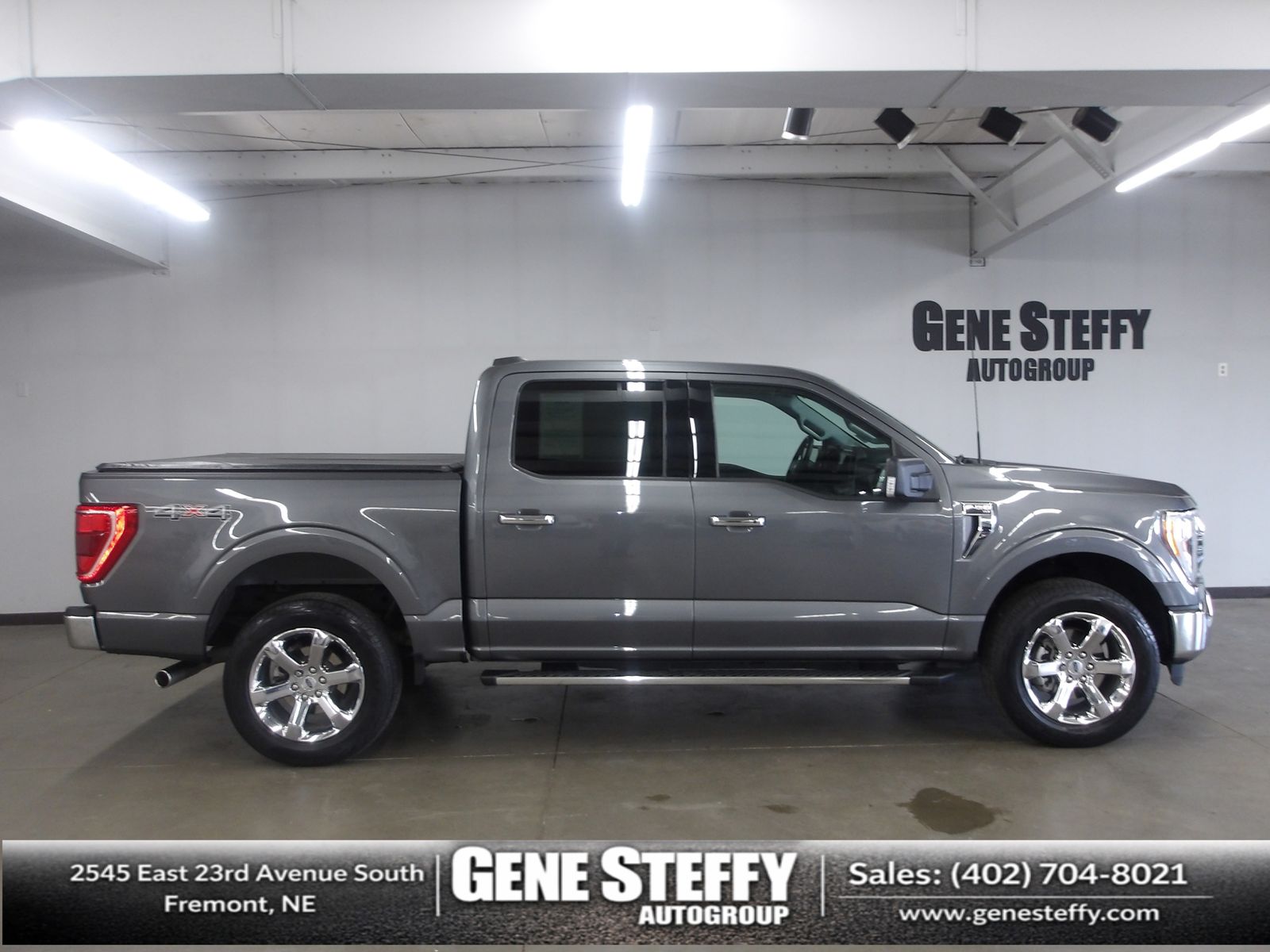 Gray Metallic 2023 Ford F-150 Pickup Truck Four-Wheel Drive Automatic