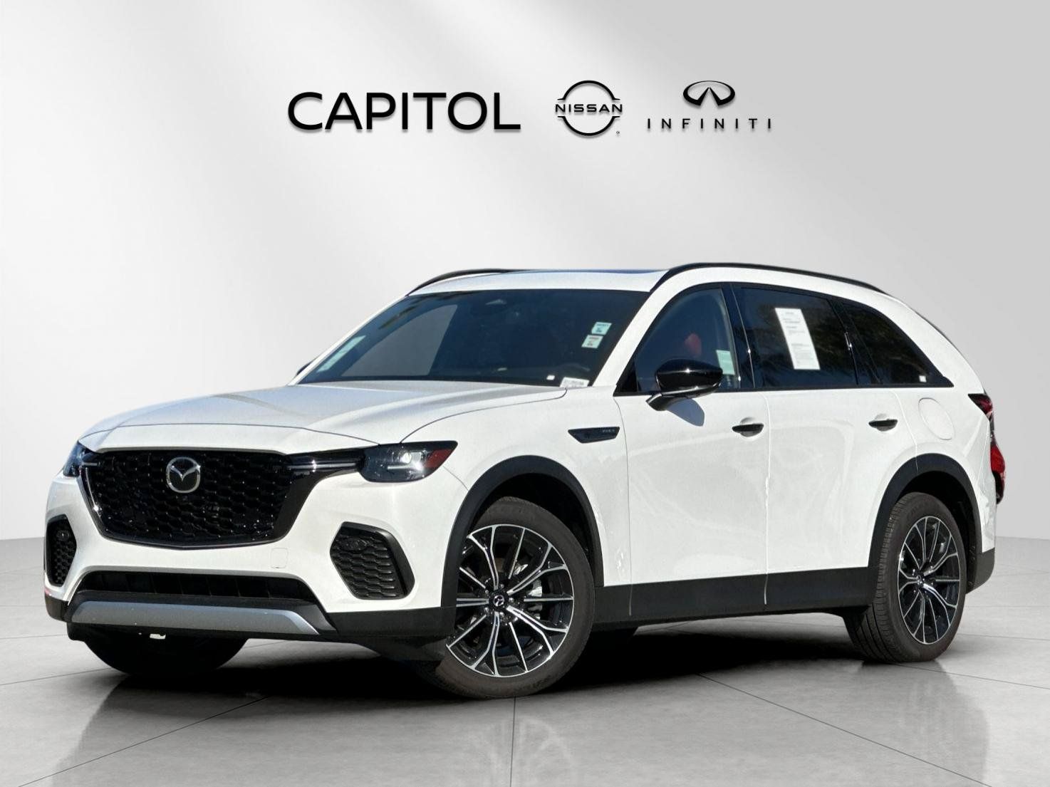 Rhodium White Premium 2025 Mazda CX-70 SUV / Crossover All-Wheel Drive 8-Speed Automatic
