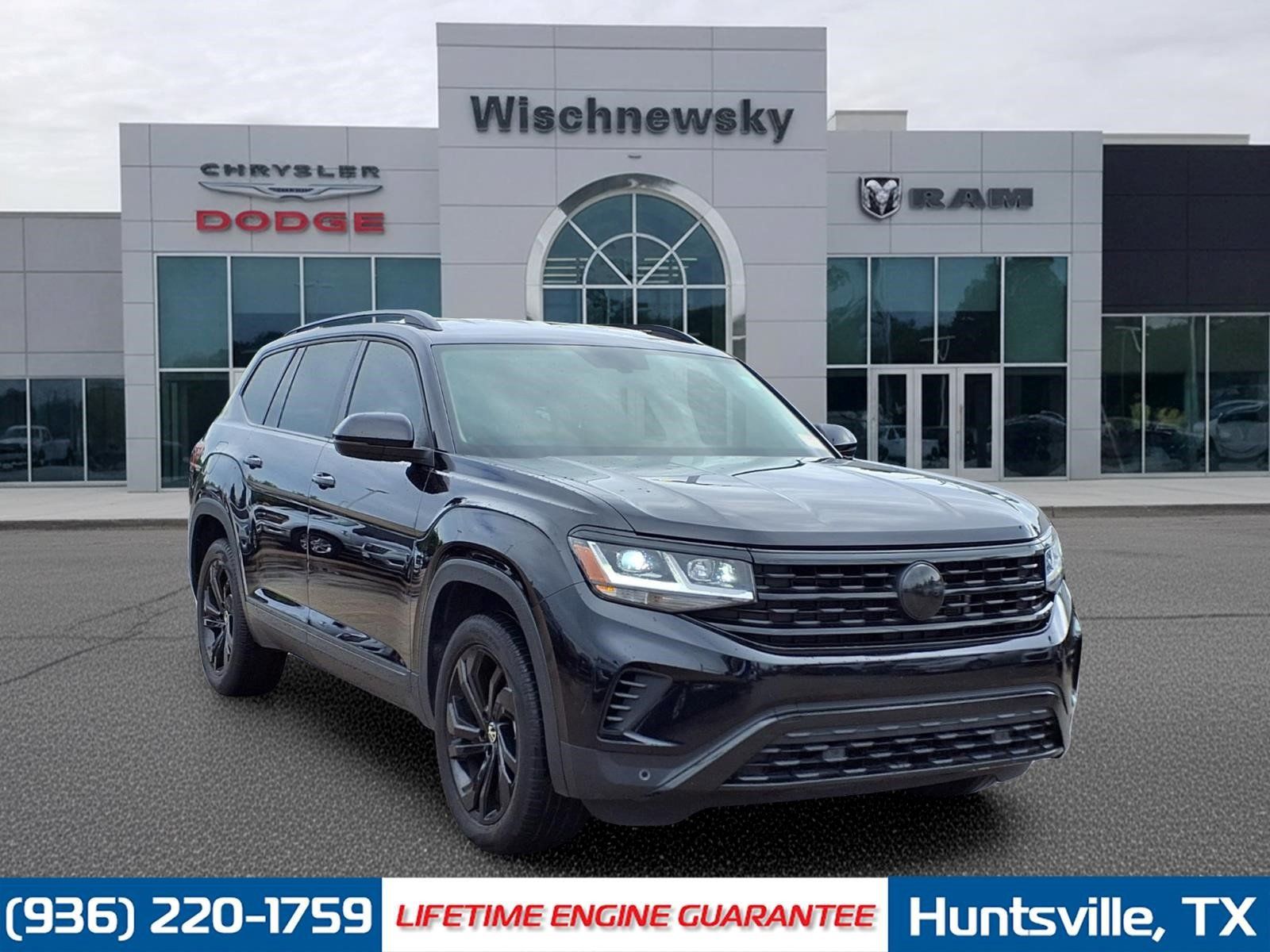 Black 2022 Volkswagen Atlas SUV / Crossover Front-Wheel Drive 8-Speed Automatic