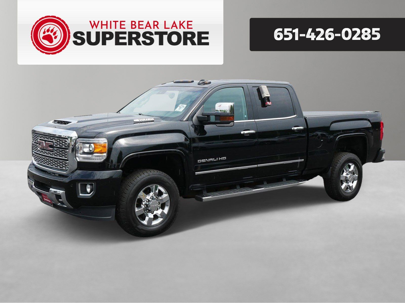 Onyx Black 2018 GMC Sierra 3500HD Denali Crew Cab LB DRW 4WD Pickup Truck Four-Wheel Drive 6-Speed Automatic