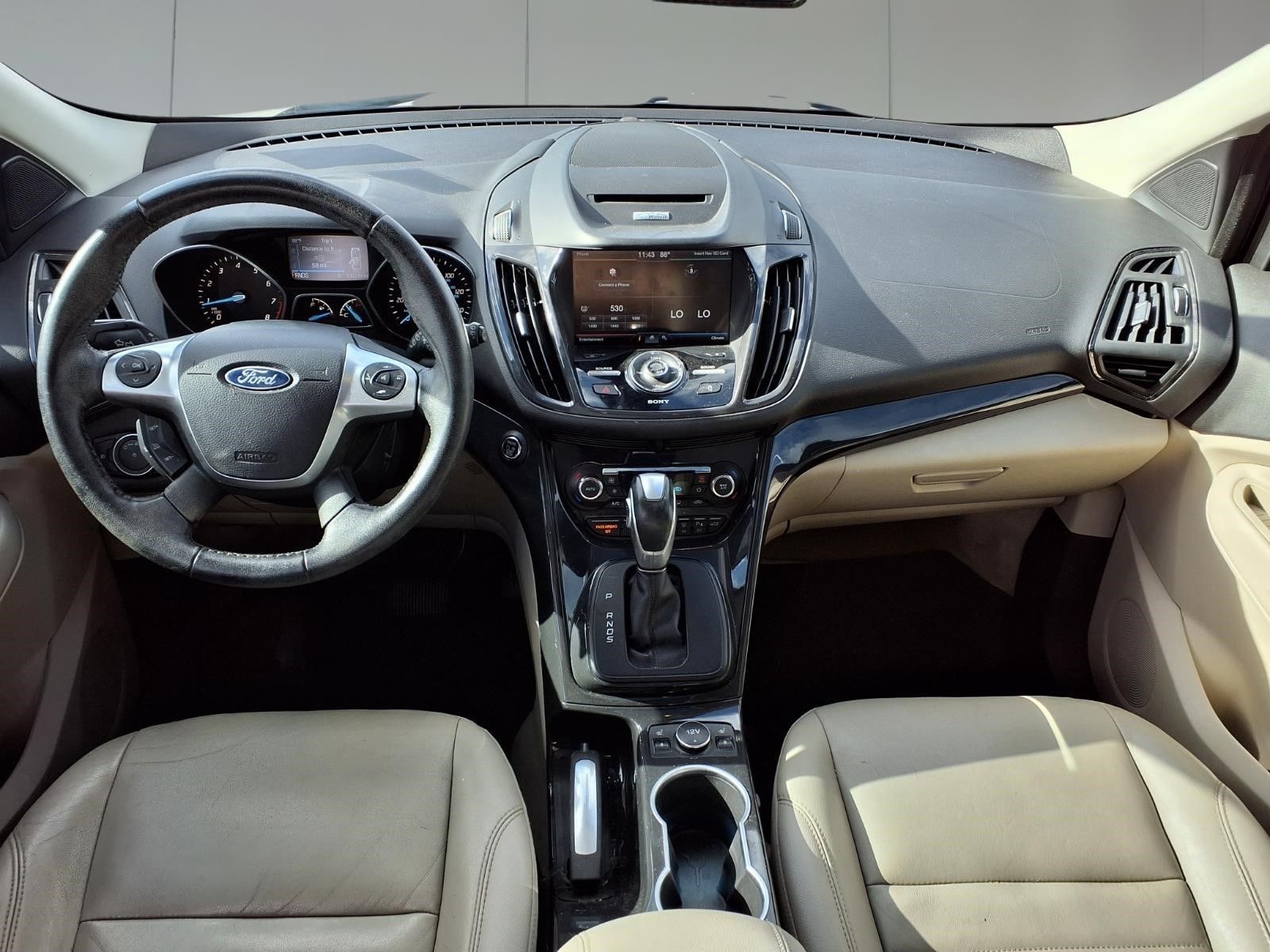 2015 Ford Escape Titanium White at Central Houston Nissan