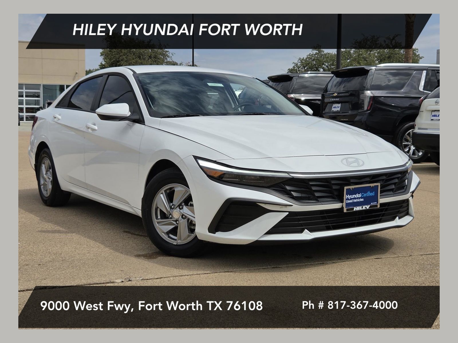 Serenity White 2025 Hyundai Elantra Sedan Front-Wheel Drive Continuously Variable Transmission