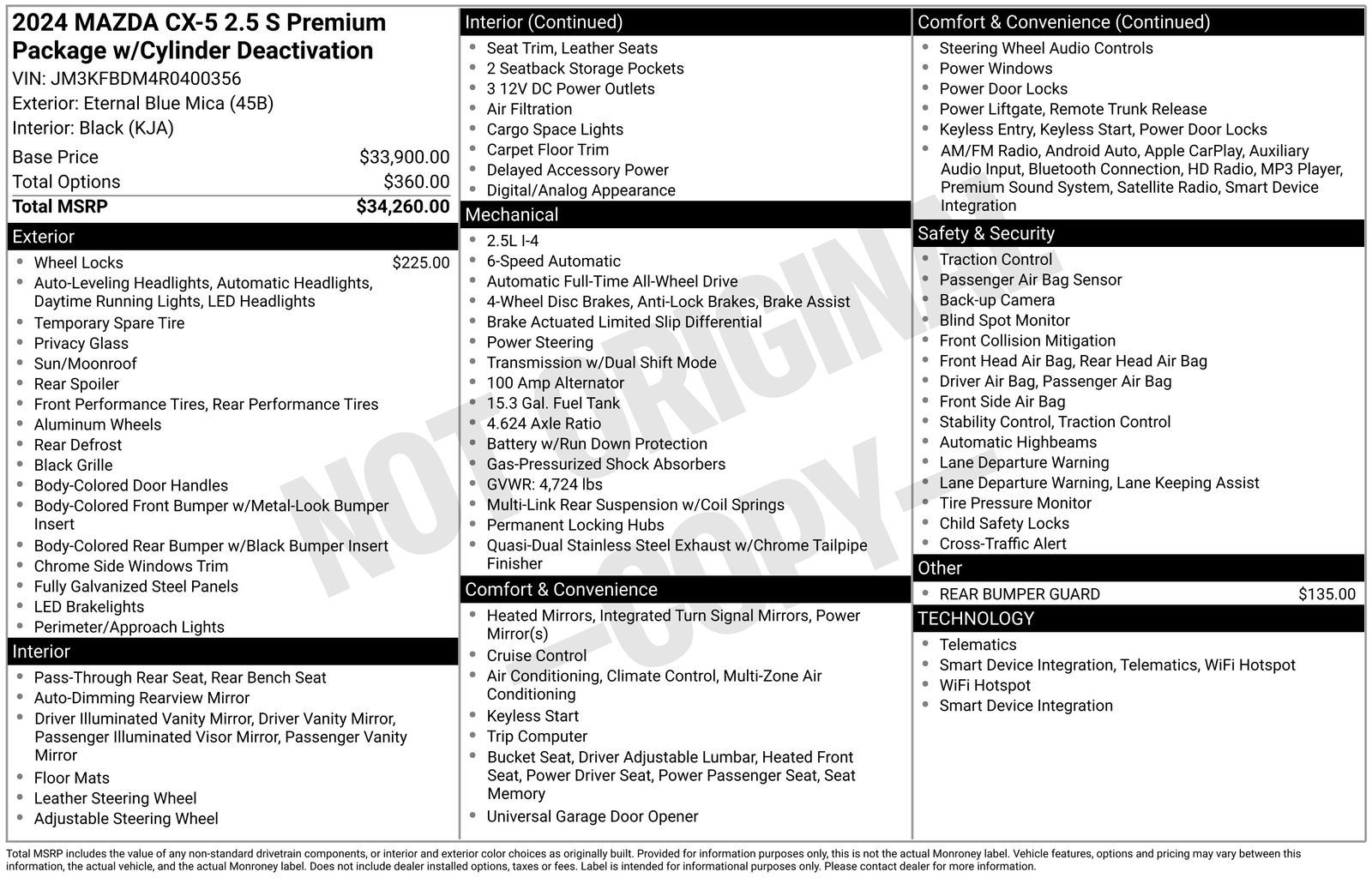 Used Car 2024 Mazda Cx-5  Wagon 4 Dr. 2.5 S Premium Package All Wheel Drive For Sale Under $30,000 In Austin, Texas