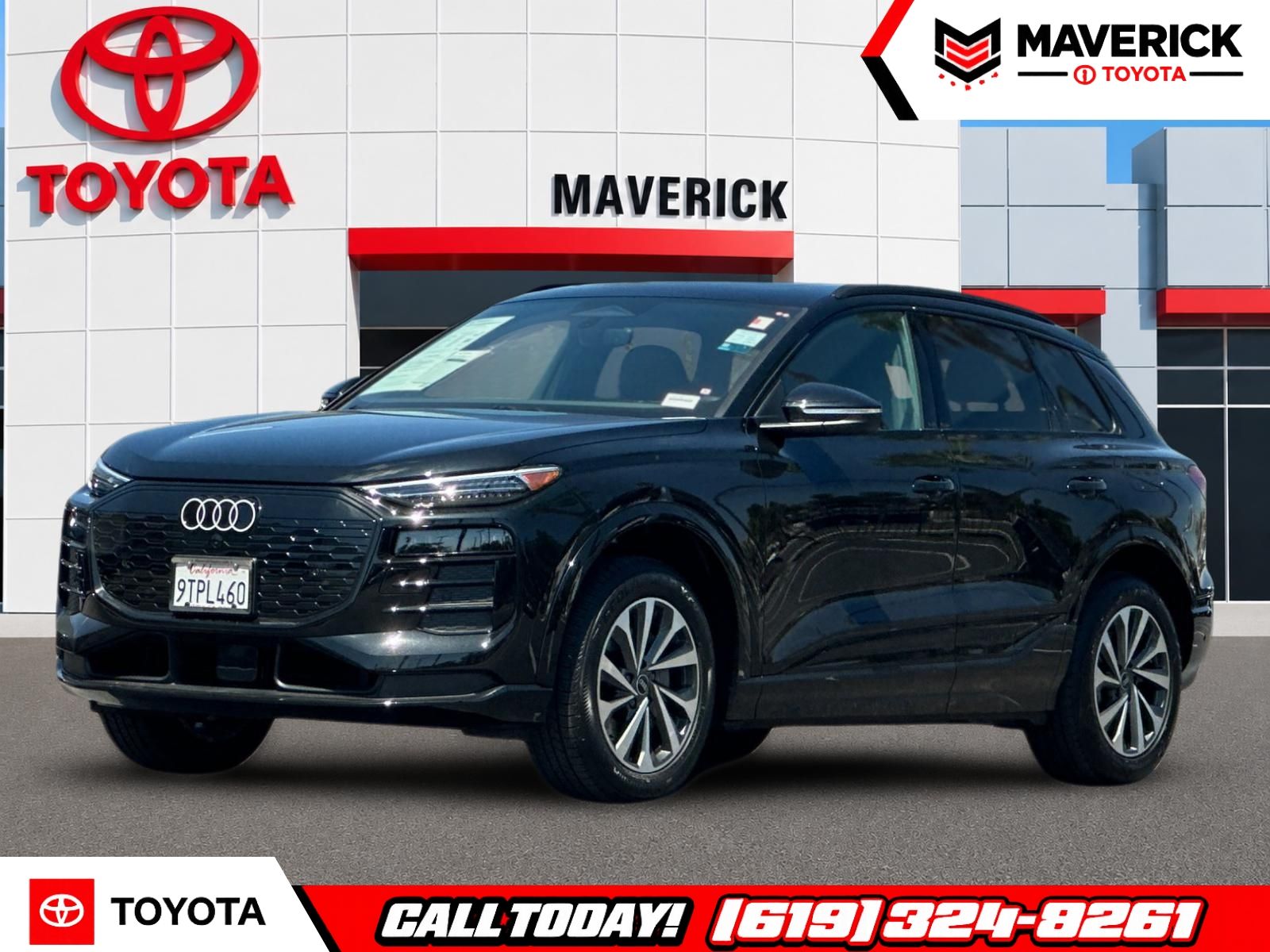 Black Metallic 2025 Audi Q6 e-tron SUV / Crossover All-Wheel Drive Automatic