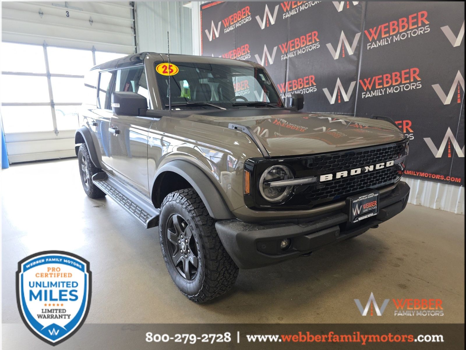 Marsh Gray 2025 Ford Bronco SUV / Crossover Four-Wheel Drive Automatic