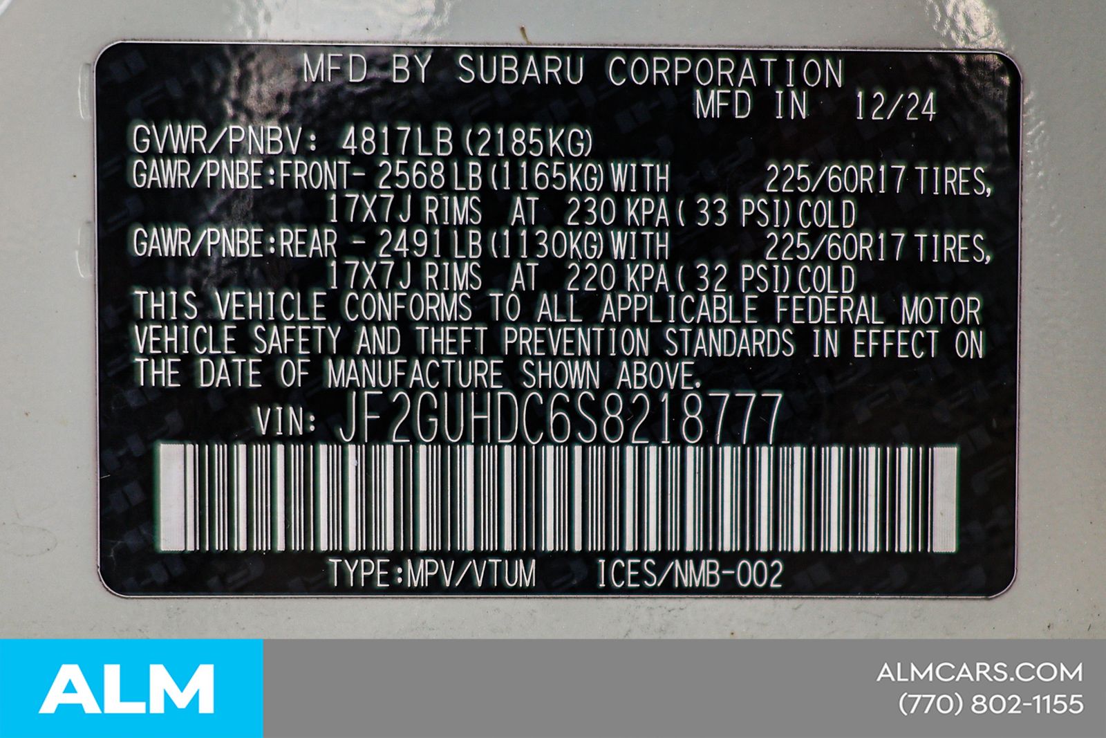 Used 2025 White Subaru Premium image 49