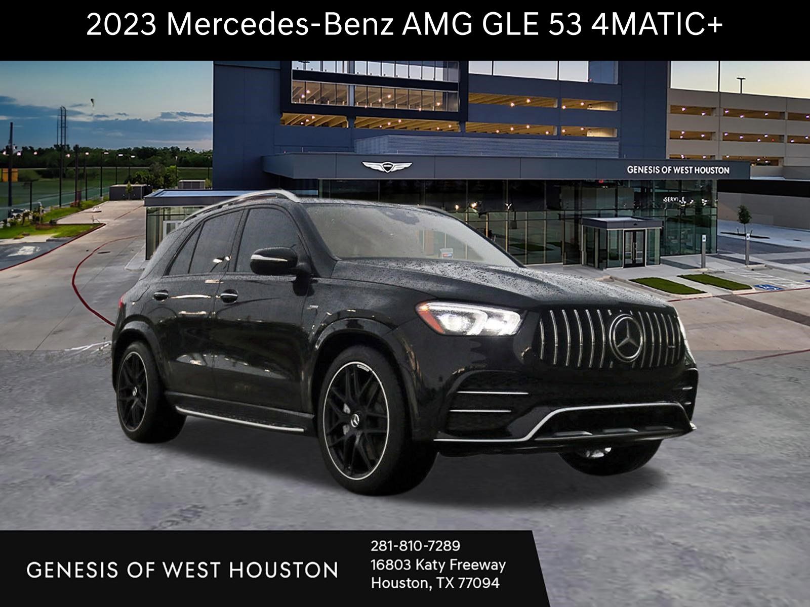 Obsidian Black Metallic 2023 Mercedes-Benz GLE AMG GLE 53 4MATIC+ SUV / Crossover All-Wheel Drive 9-Speed Automatic