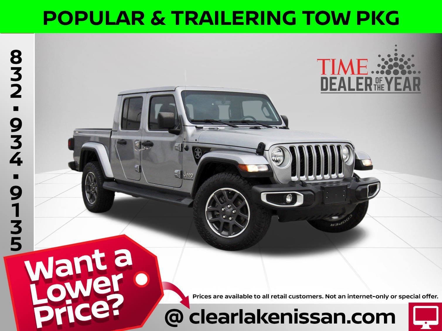 2021 Jeep Gladiator Overland Crew Cab 4WD