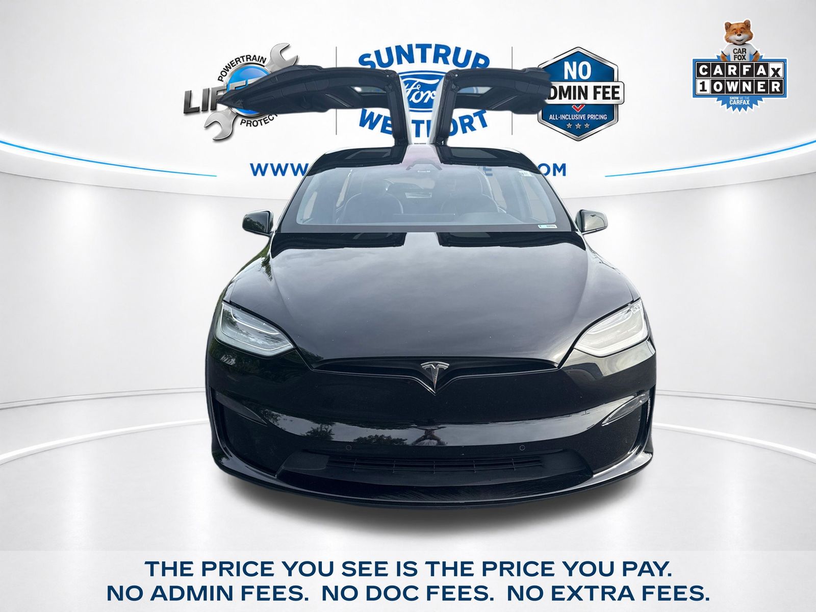Solid Black 2022 Tesla Model X SUV / Crossover All-Wheel Drive 1-Speed Automatic