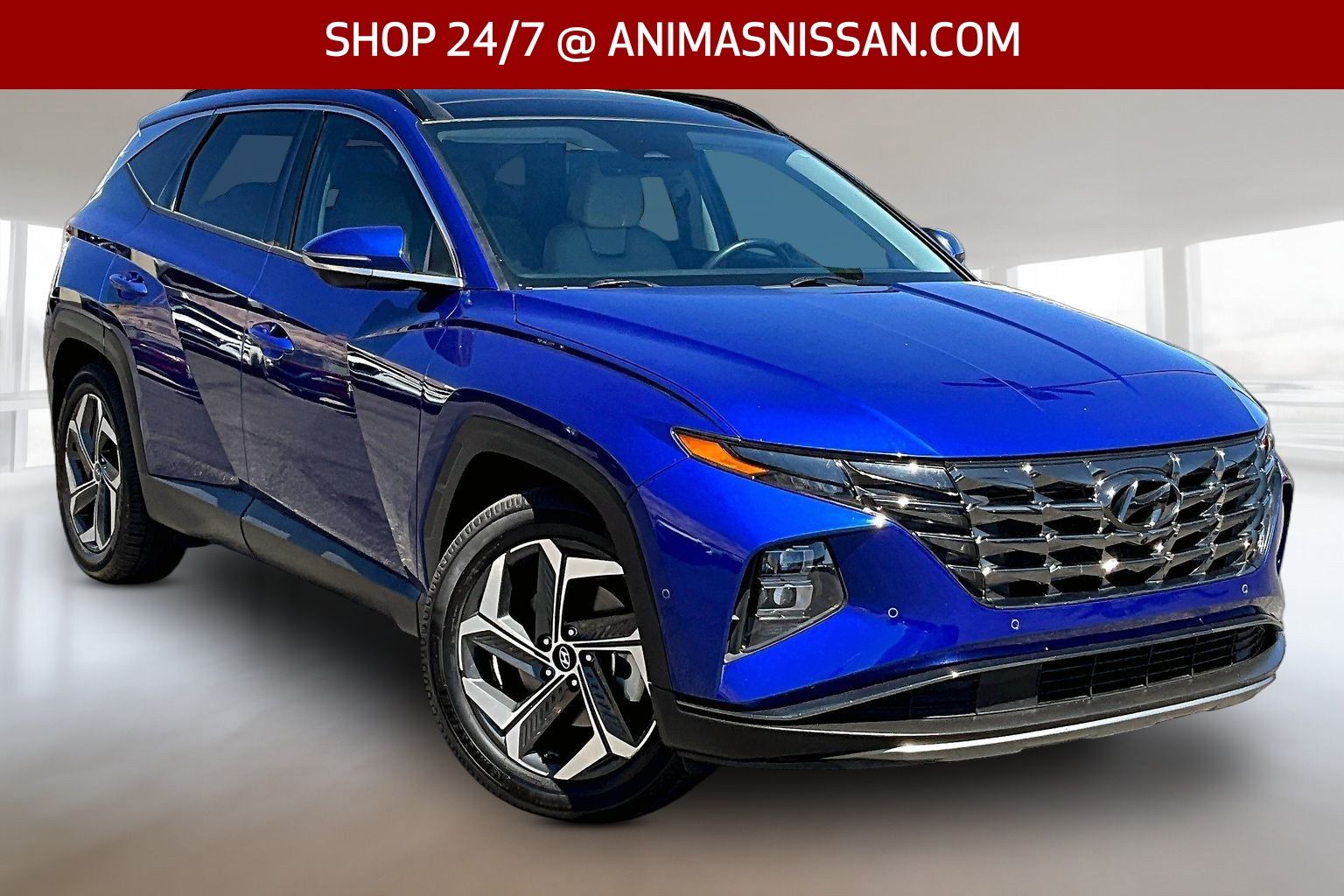 Intense Blue 2023 Hyundai Tucson Limited FWD SUV / Crossover Front-Wheel Drive 8-Speed Automatic
