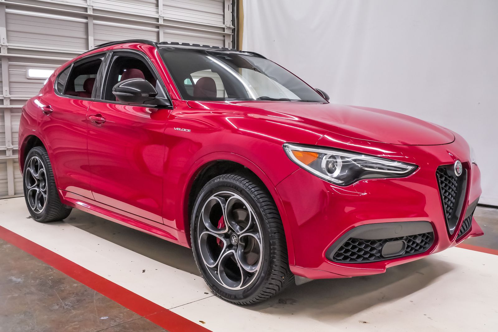 2022 Alfa Romeo Stelvio Veloce Red at Bayway Cadillac of The Woodlands