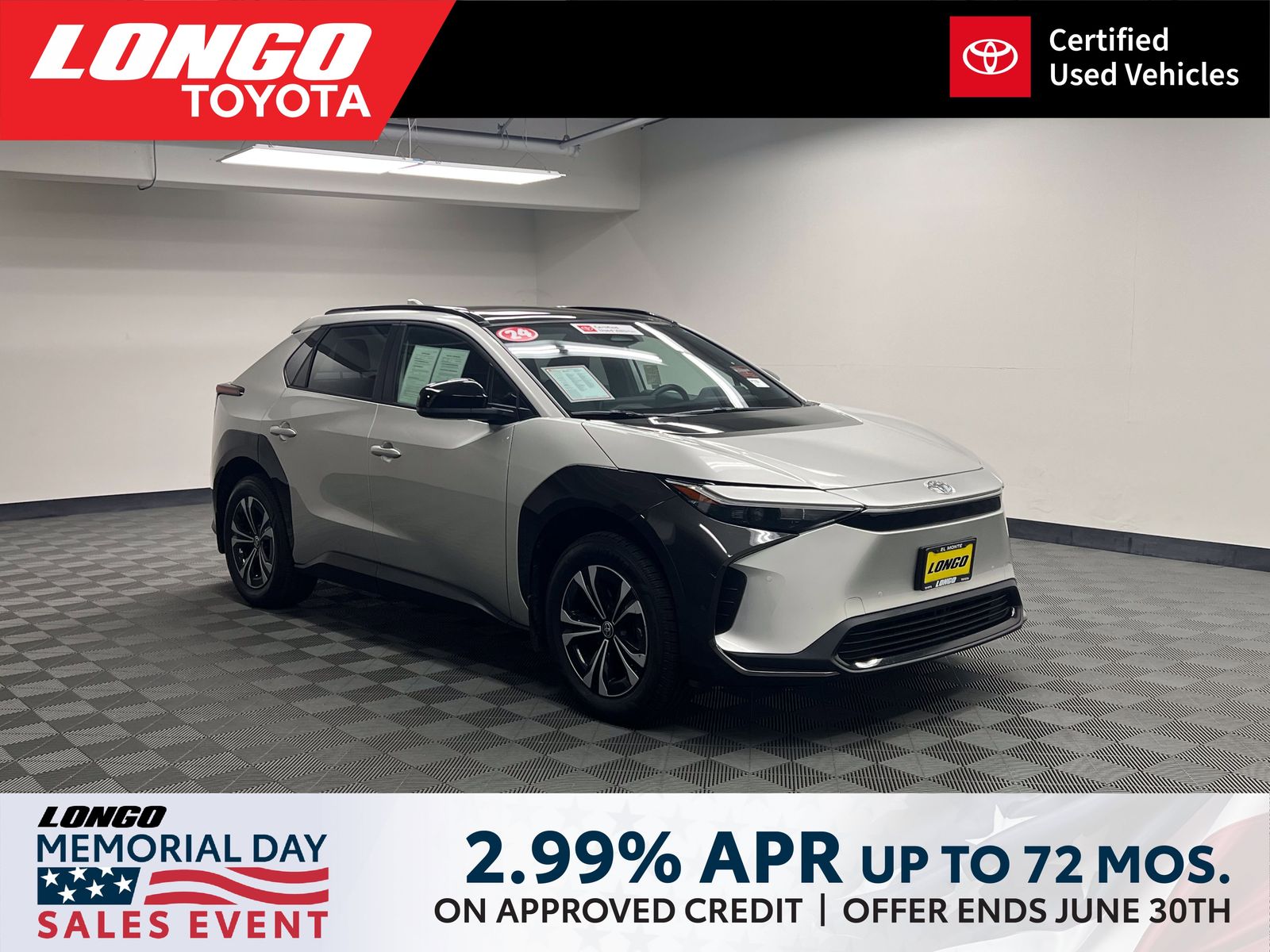 used 2024 Toyota bZ4X car, priced at $24,088