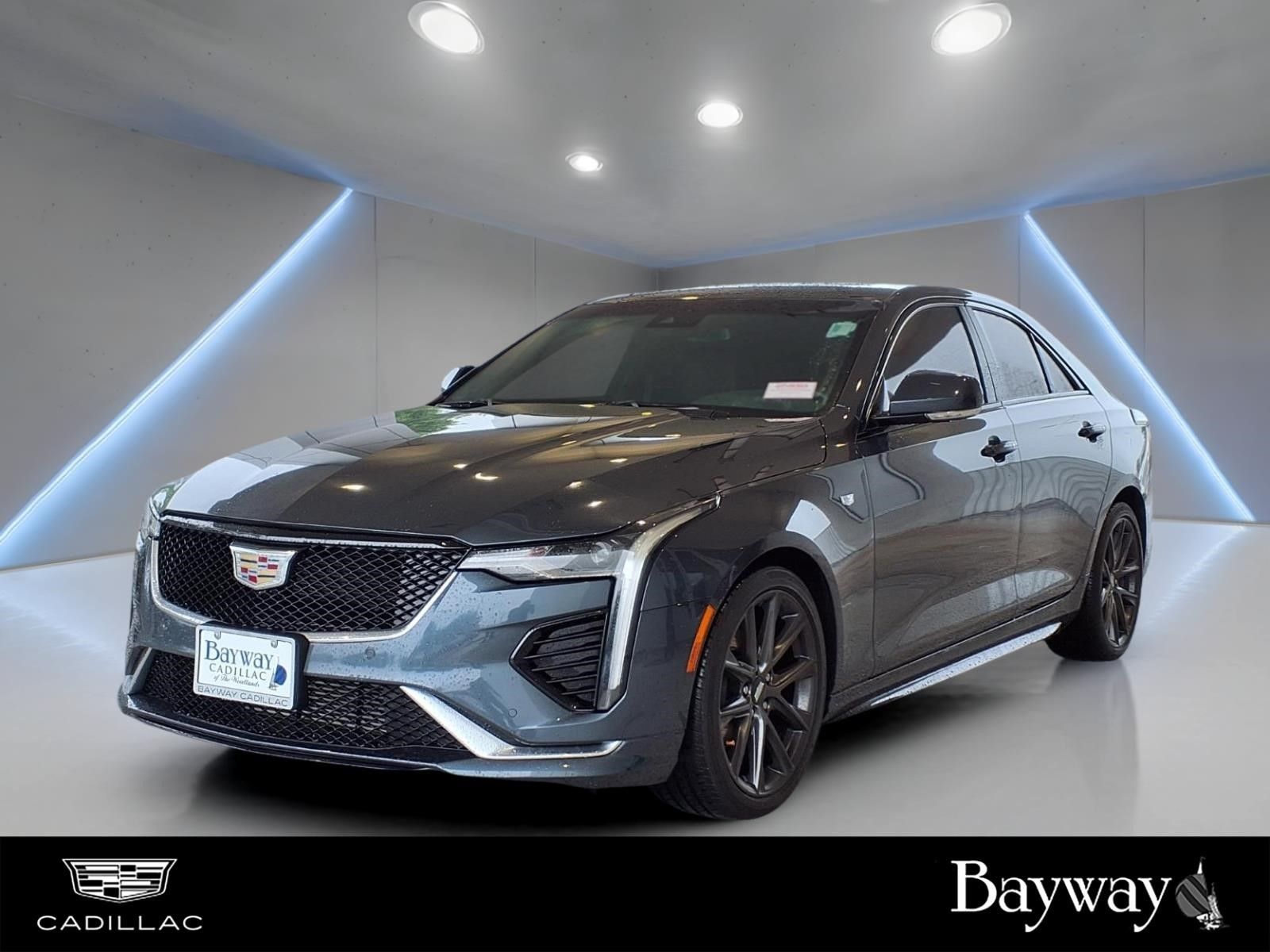 Deep Space Metallic 2025 Cadillac CT4 Sedan Rear-Wheel Drive 8-Speed Automatic