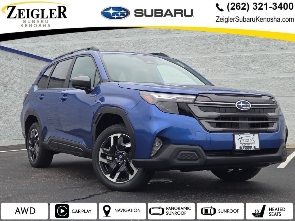 Daybreak Blue Pearl 2026 Subaru Forester Hybrid SUV / Crossover All-Wheel Drive Continuously Variable Transmission