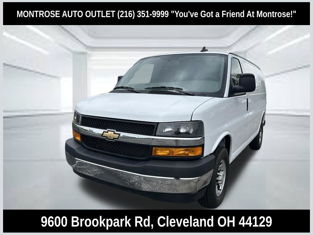 Summit White 2024 Chevrolet Express Cargo Van Rear-Wheel Drive 8-Speed Automatic Overdrive