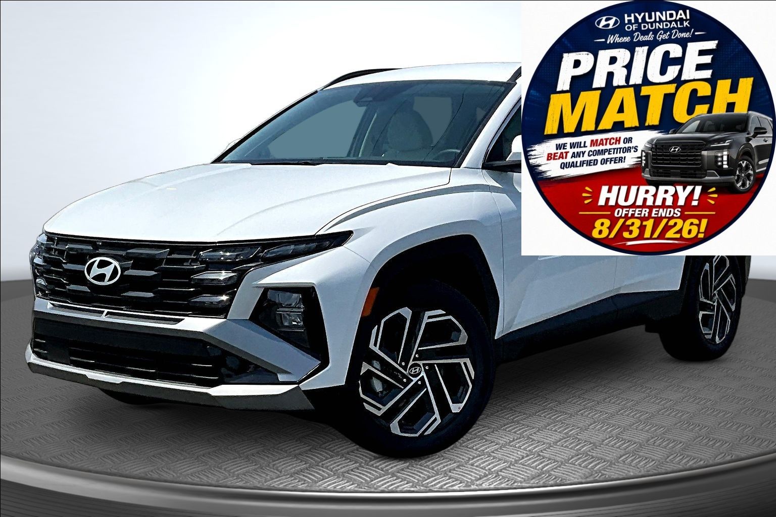 White Pearl 2026 Hyundai Tucson SUV / Crossover All-Wheel Drive 8-Speed Automatic