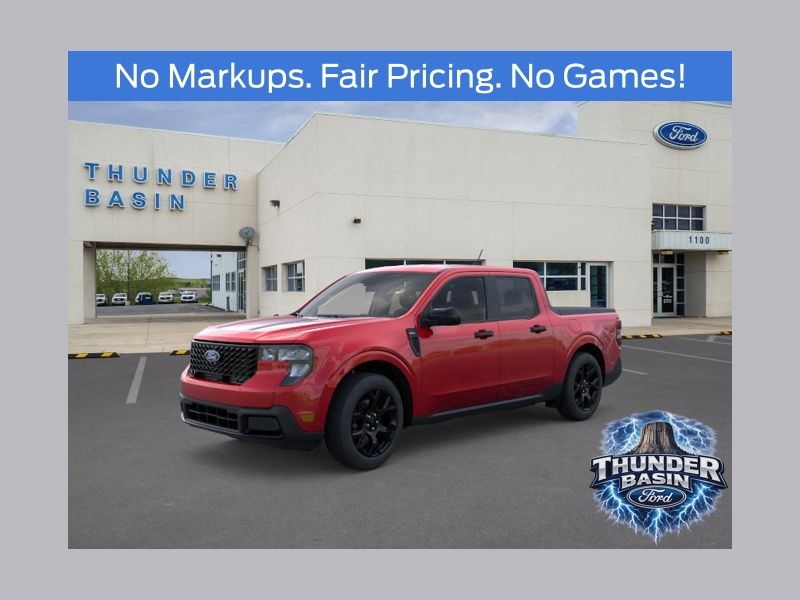 Ruby Red Metallic Tinted Clearcoat 2026 Ford Maverick XLT SuperCrew AWD Pickup Truck All-Wheel Drive Continuously Variable Transmission