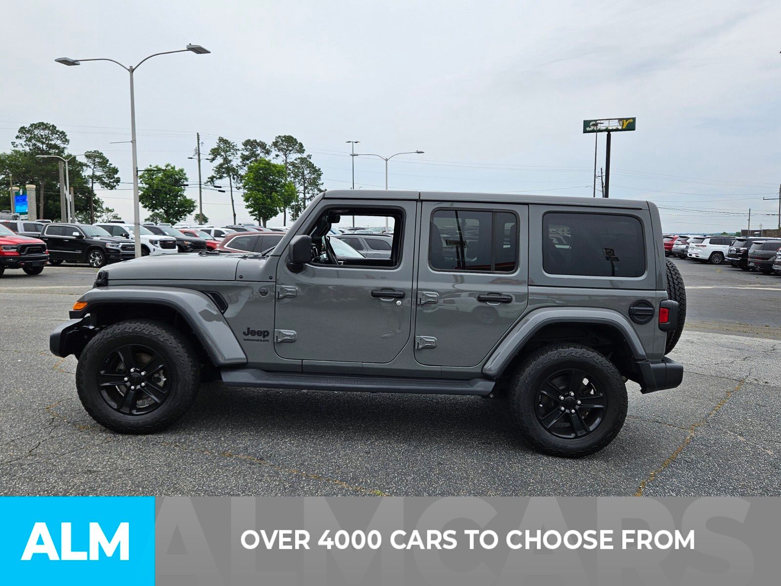 Used 2023 Jeep Wrangler 4-Door Sahara Altitude with VIN 1C4HJXEG9PW571301 for sale in Perry, GA