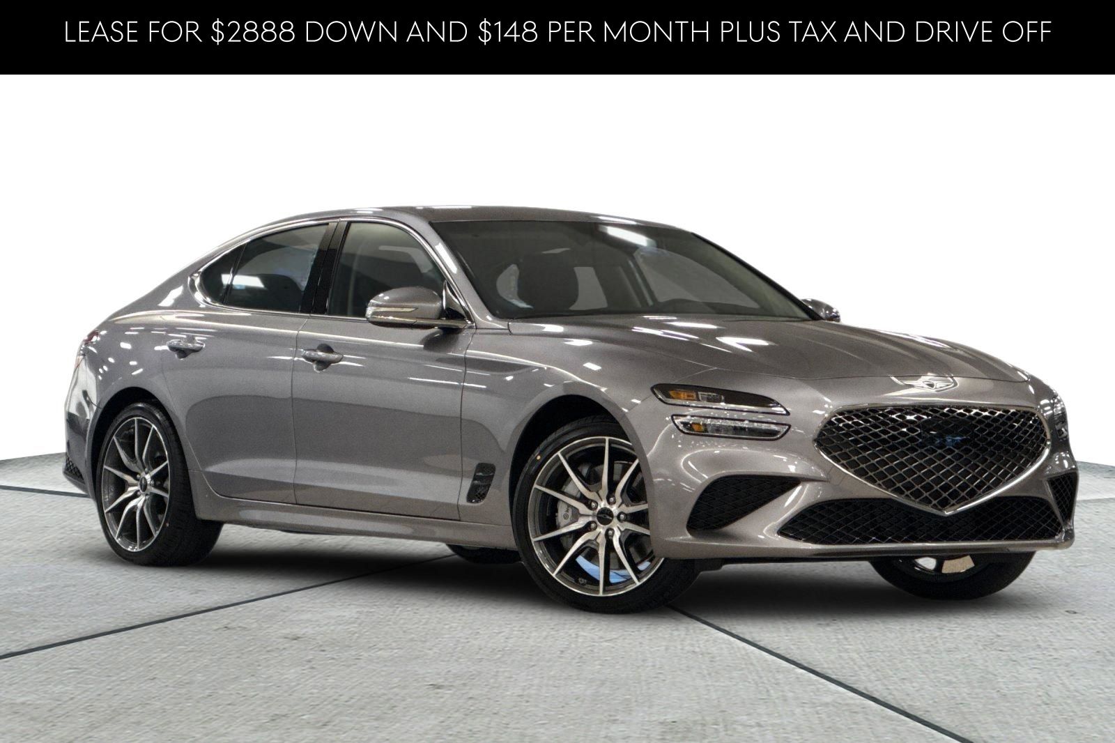 Silver 2026 Genesis G70 2.5T Standard RWD Sedan Rear-Wheel Drive 8-Speed Automatic