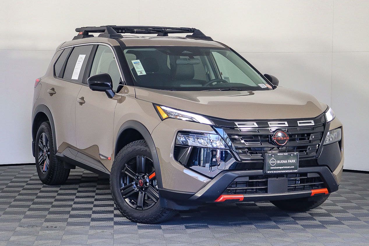 Baja Storm Metallic 2025 Nissan Rogue SUV / Crossover All-Wheel Drive Continuously Variable Transmission