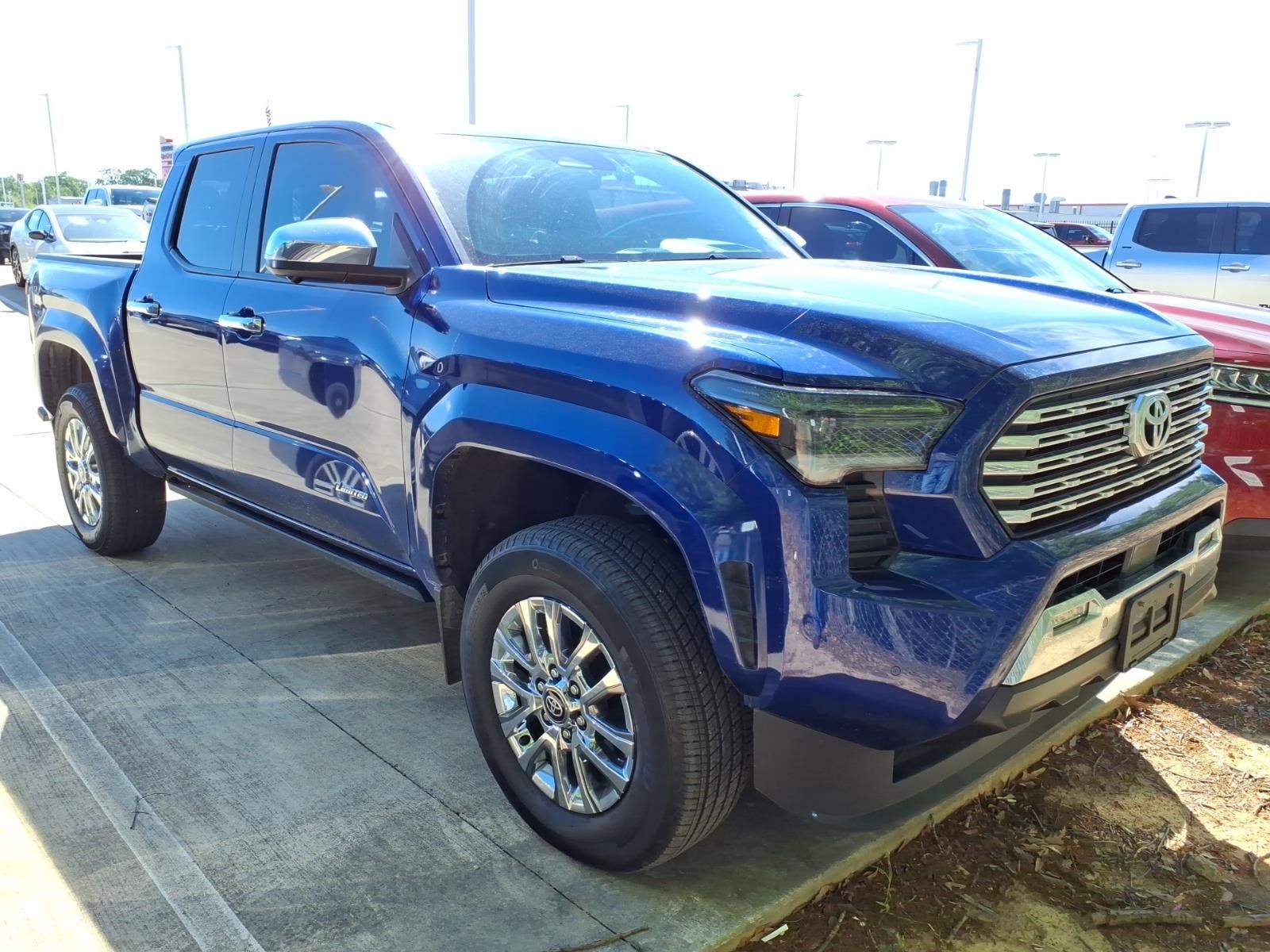Blue Crush Metallic 2024 Toyota Tacoma Limited Double Cab 4WD Pickup Truck Four-Wheel Drive 8-Speed Automatic