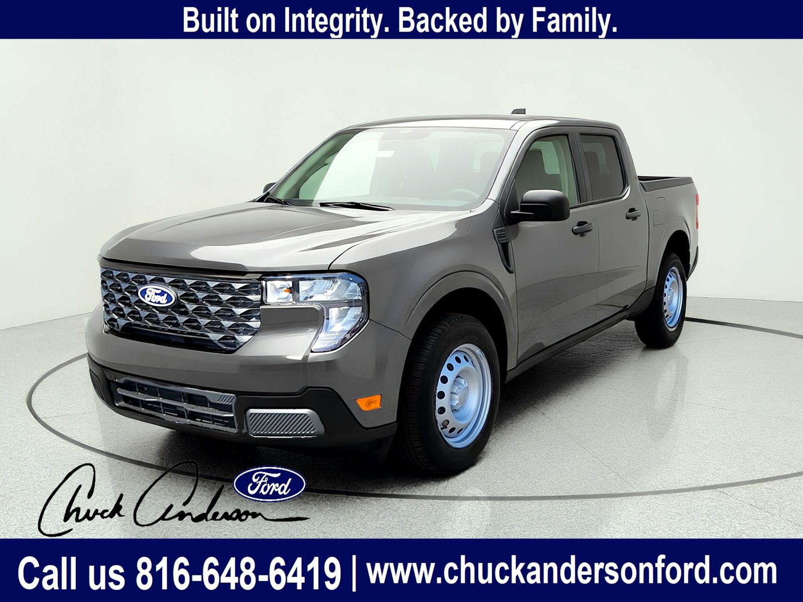 Carbonized Gray Metallic 2026 Ford Maverick Pickup Truck All-Wheel Drive Continuously Variable Transmission