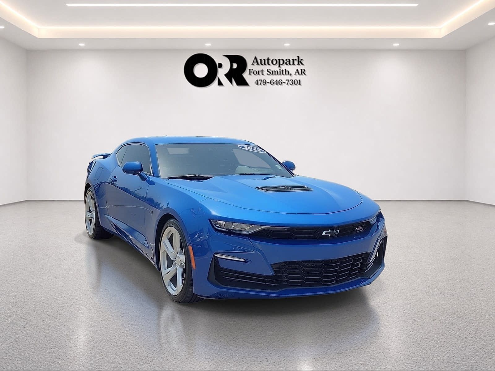 Blue Metallic 2022 Chevrolet Camaro Coupe Rear-Wheel Drive Automatic