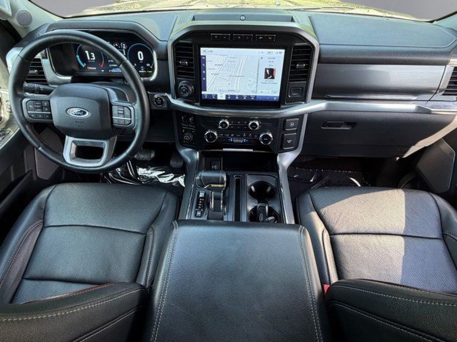 Certified Used 2022 Carbonized Gray Metallic Ford Lariat image 3