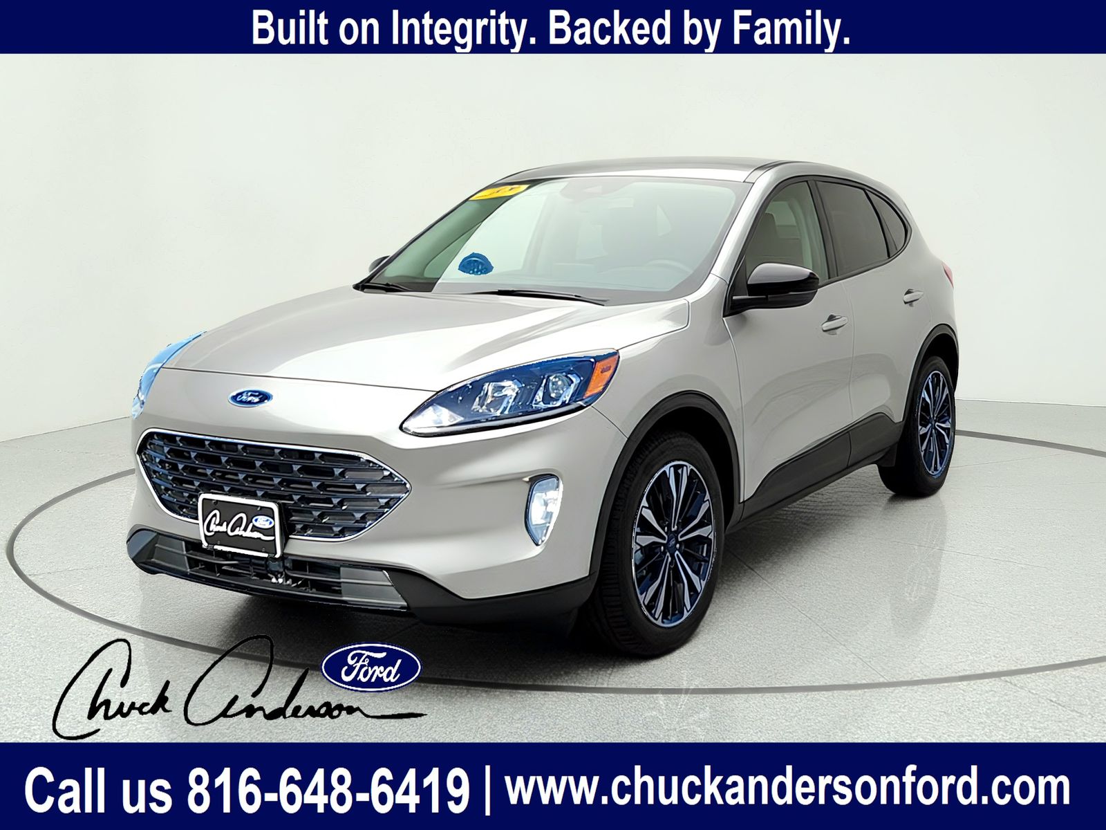 Silver Metallic 2022 Ford Escape SUV / Crossover All-Wheel Drive 8-Speed Automatic
