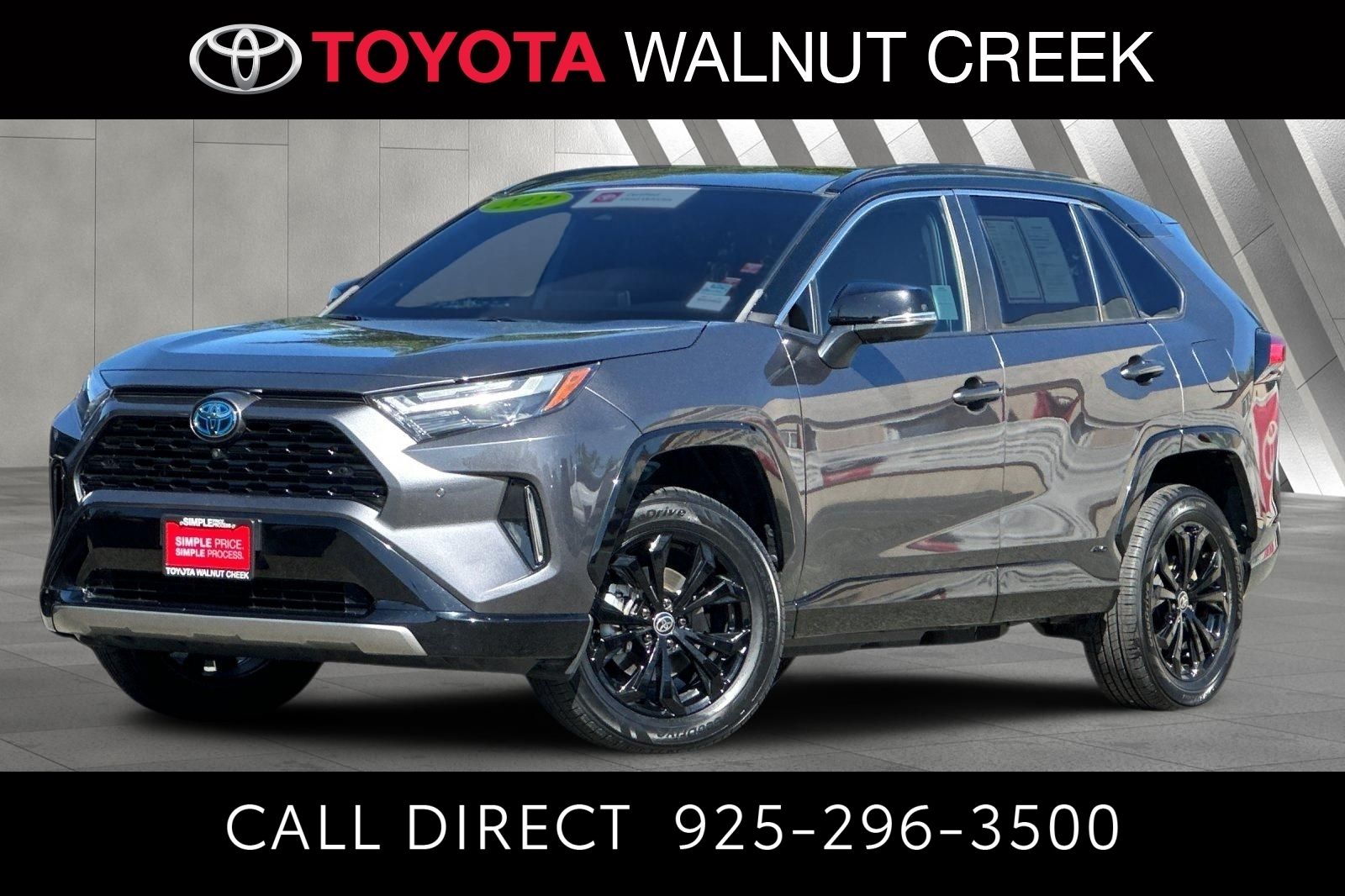 Magnetic Gray 2022 Toyota RAV4 Hybrid XSE AWD SUV / Crossover All-Wheel Drive Continuously Variable Transmission