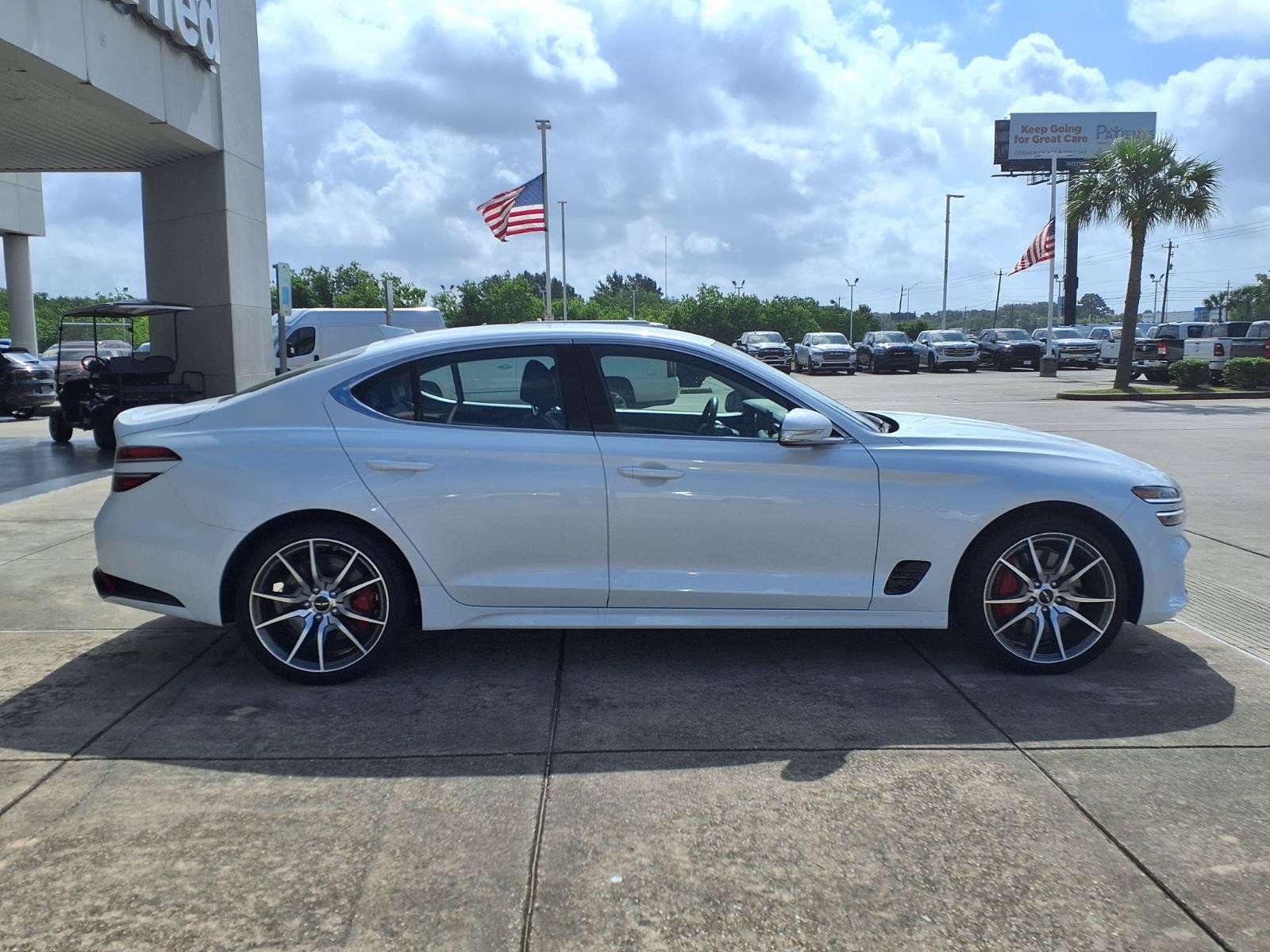 2025 Genesis G70 2.5T White at Genesis of Spring