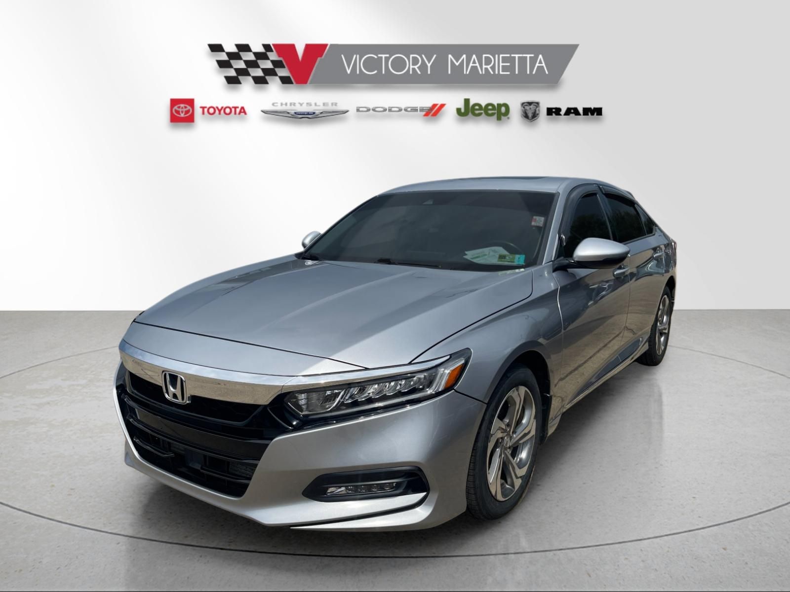 Silver Metallic 2020 Honda Accord Sedan Front-Wheel Drive Automatic