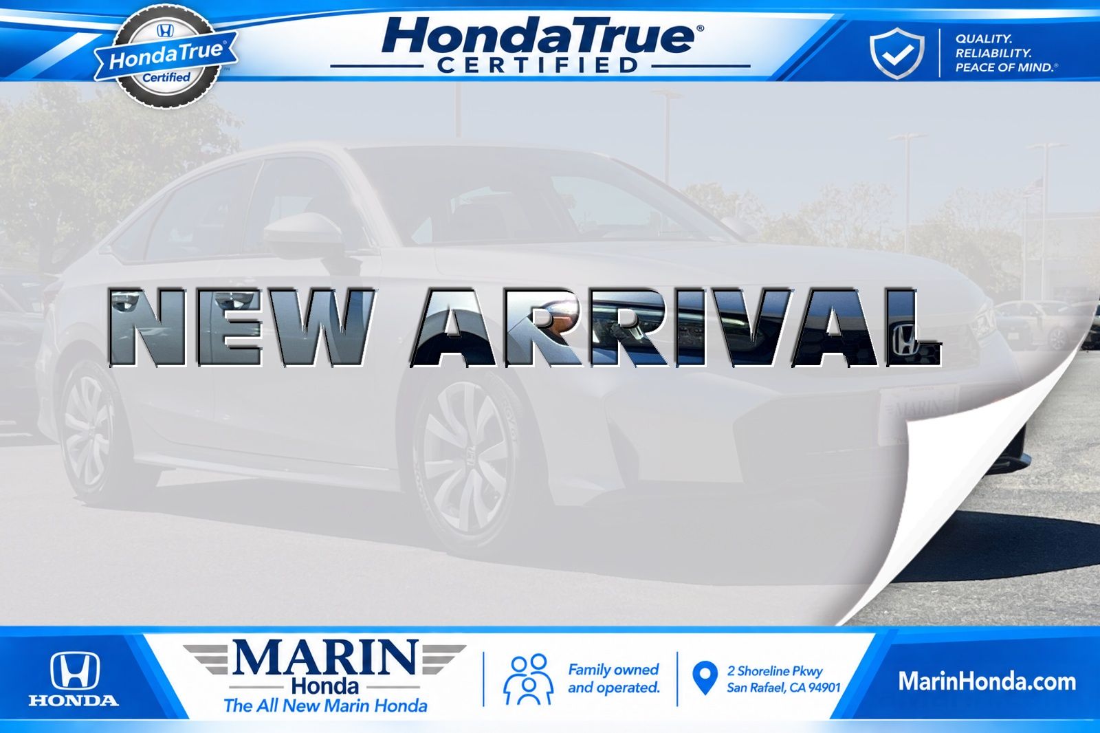 Solar Silver Metallic 2026 Honda Civic Sedan Front-Wheel Drive Continuously Variable Transmission