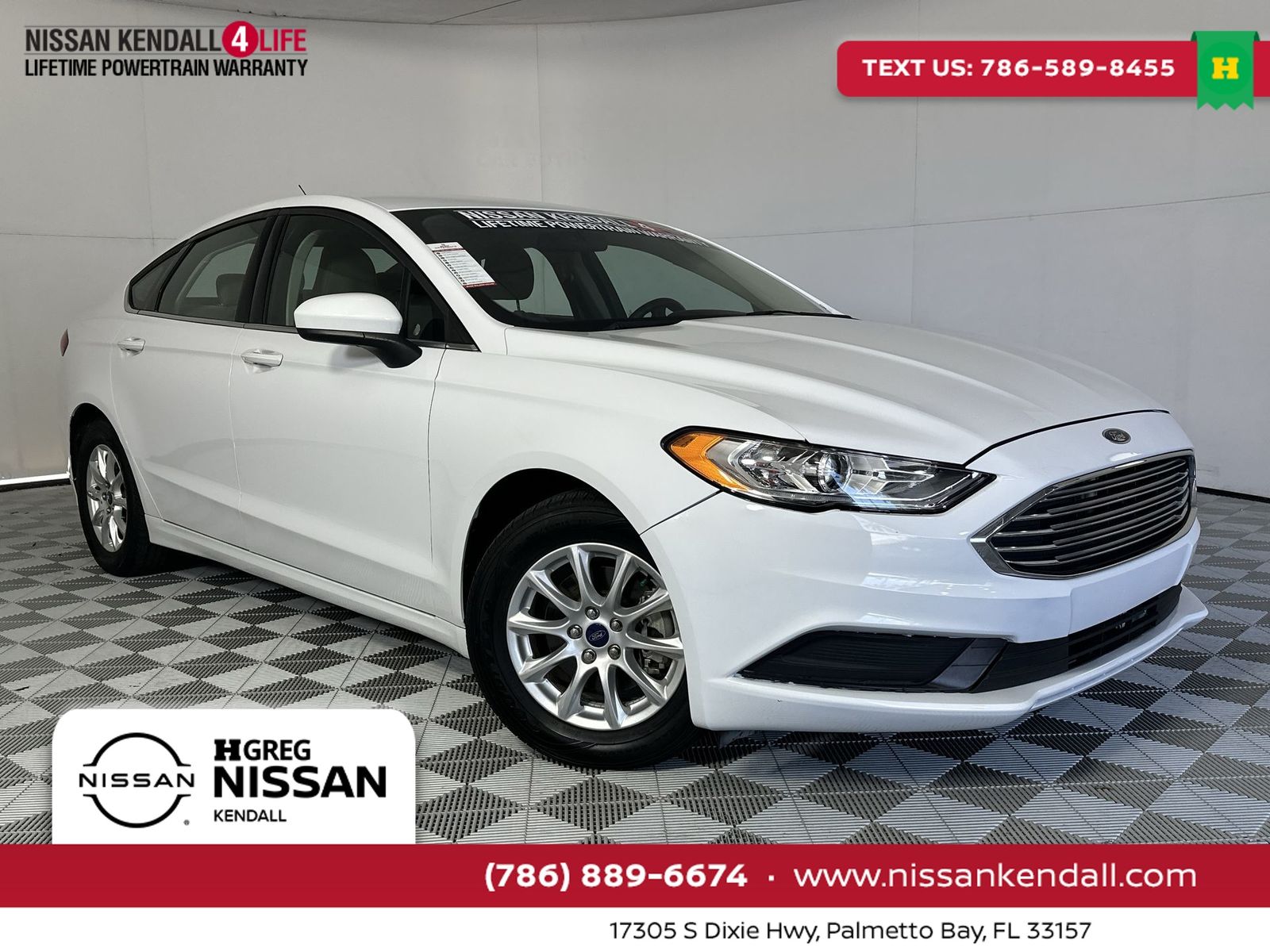 Oxford White 2018 Ford Fusion S Sedan Front-Wheel Drive 6-Speed Automatic