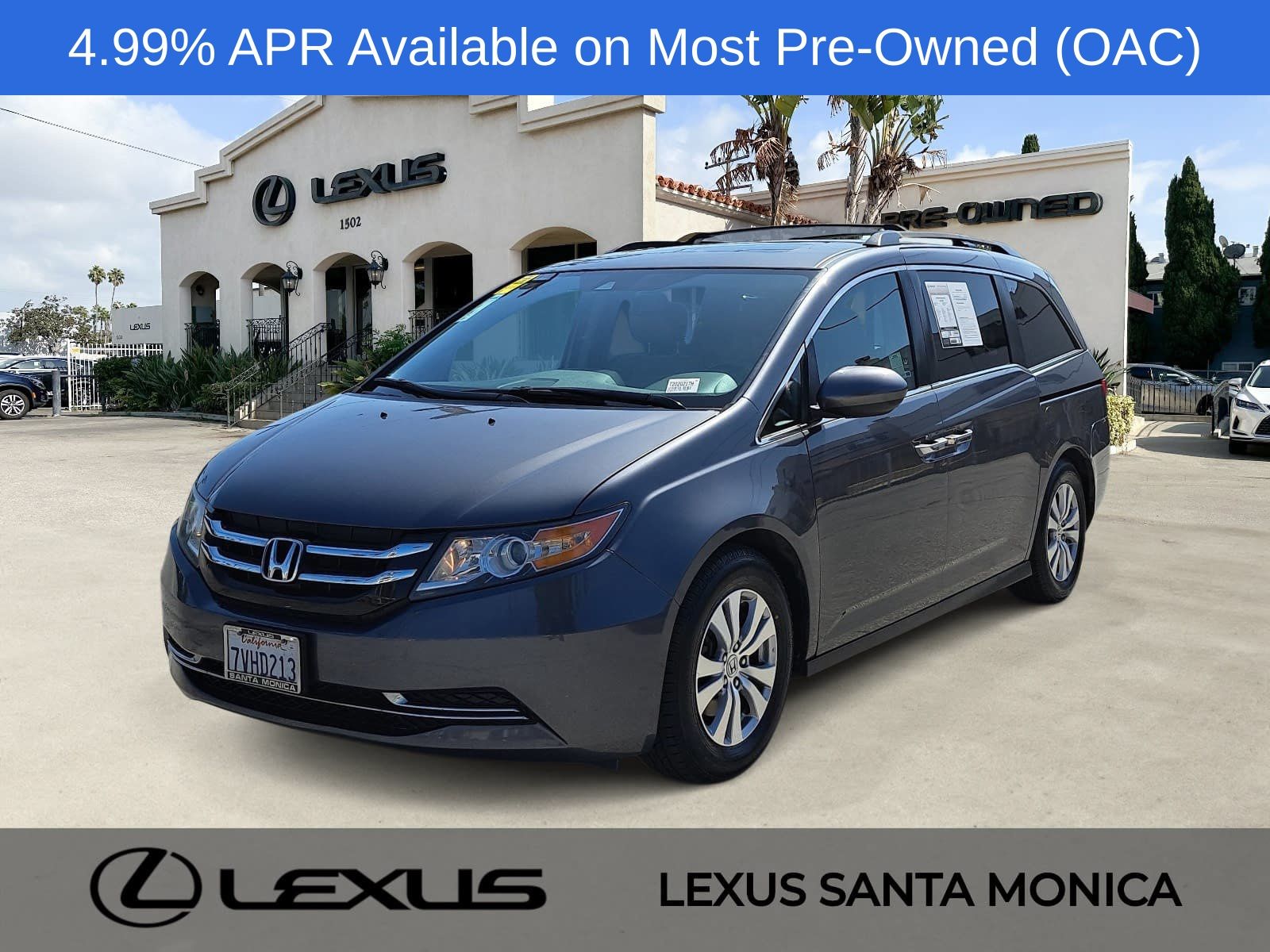  2016 Honda Odyssey EX-L FWD   