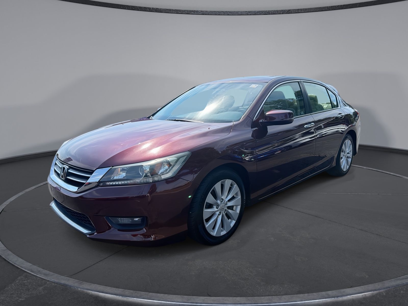 Red 2015 Honda Accord Sedan Front-Wheel Drive Continuously Variable Transmission
