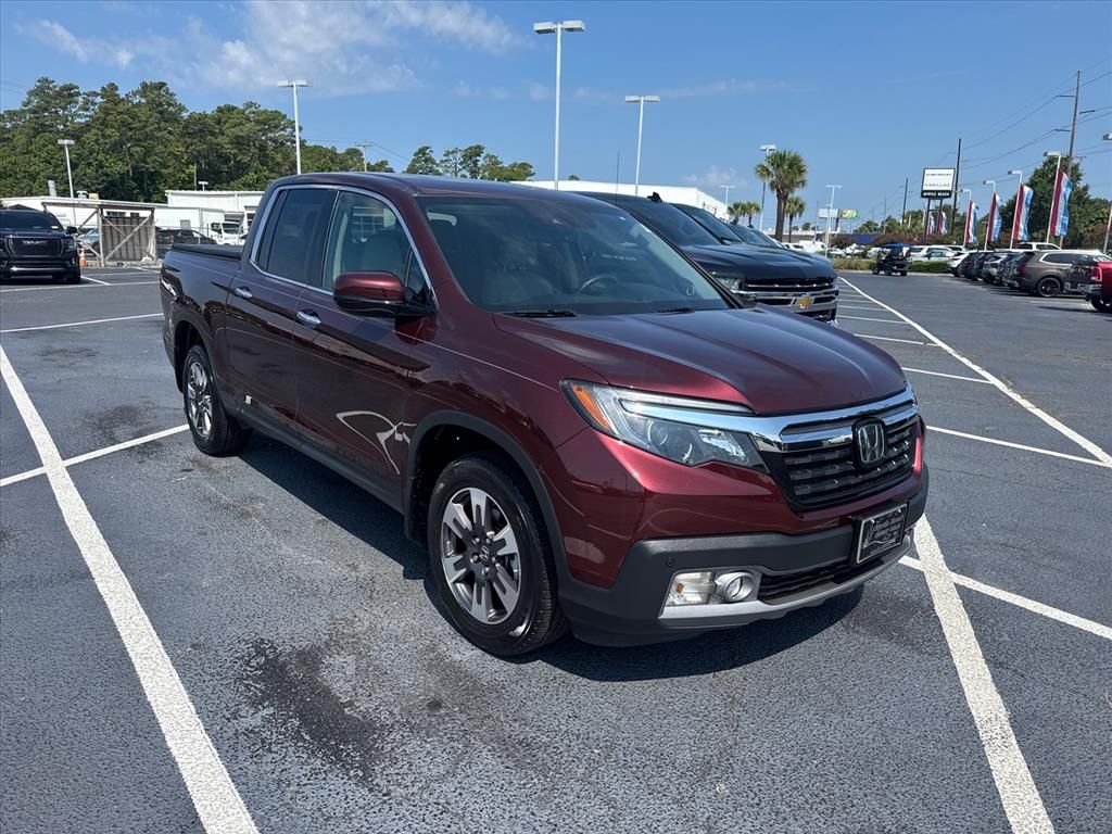 Red (Deep Scarlet Pearl) 2019 Honda Ridgeline Pickup Truck All-Wheel Drive 6-Speed Automatic