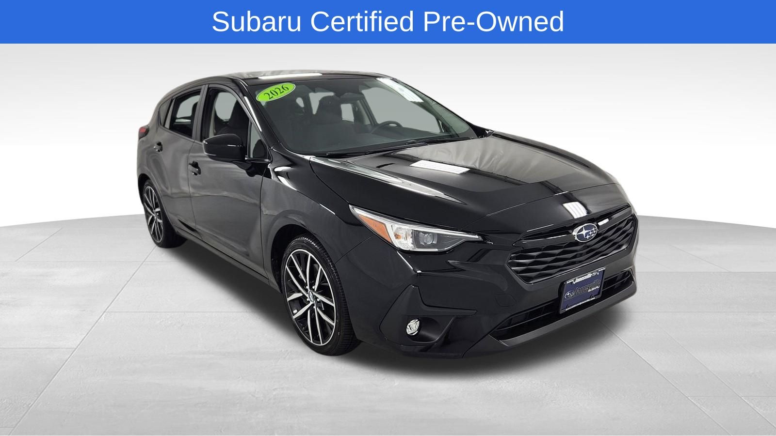 Crystal Black Silica 2026 Subaru Impreza Wagon All-Wheel Drive Continuously Variable Transmission